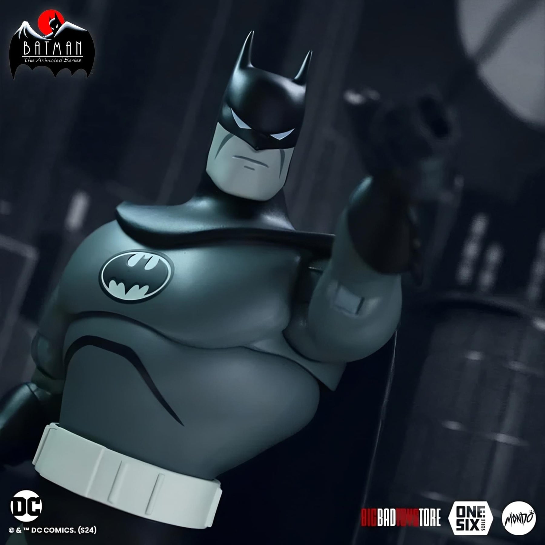 Batman: The Animated Series 1:6 Scale Action Figure | Batman (Noir Ver.)