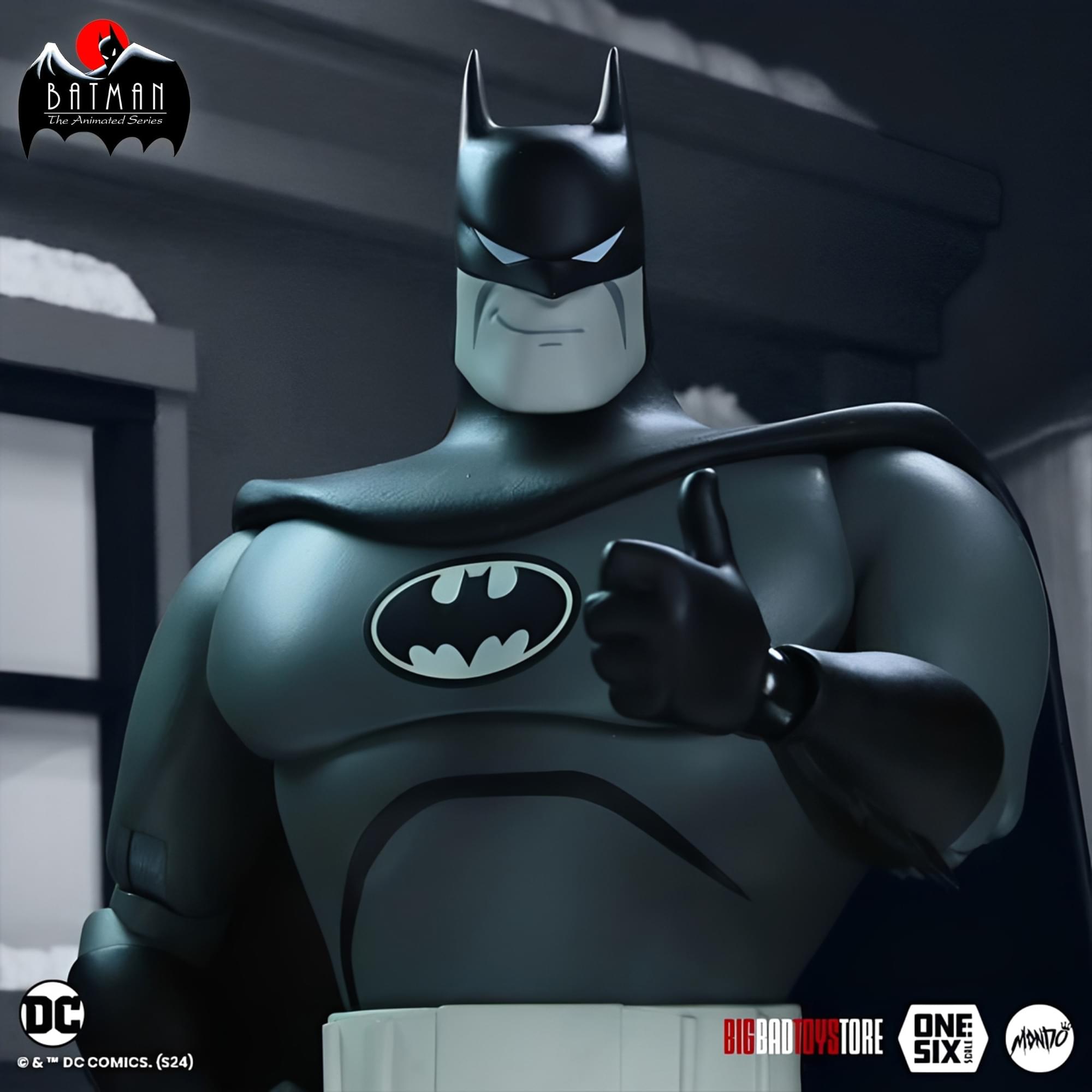 Batman: The Animated Series 1:6 Scale Action Figure | Batman (Noir Ver.)