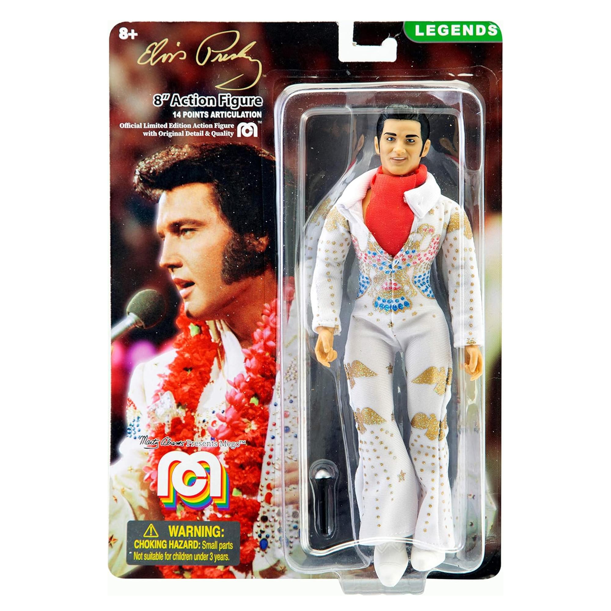 Mego Elvis Aloha Jumpsuit 8 Inch Action Figure