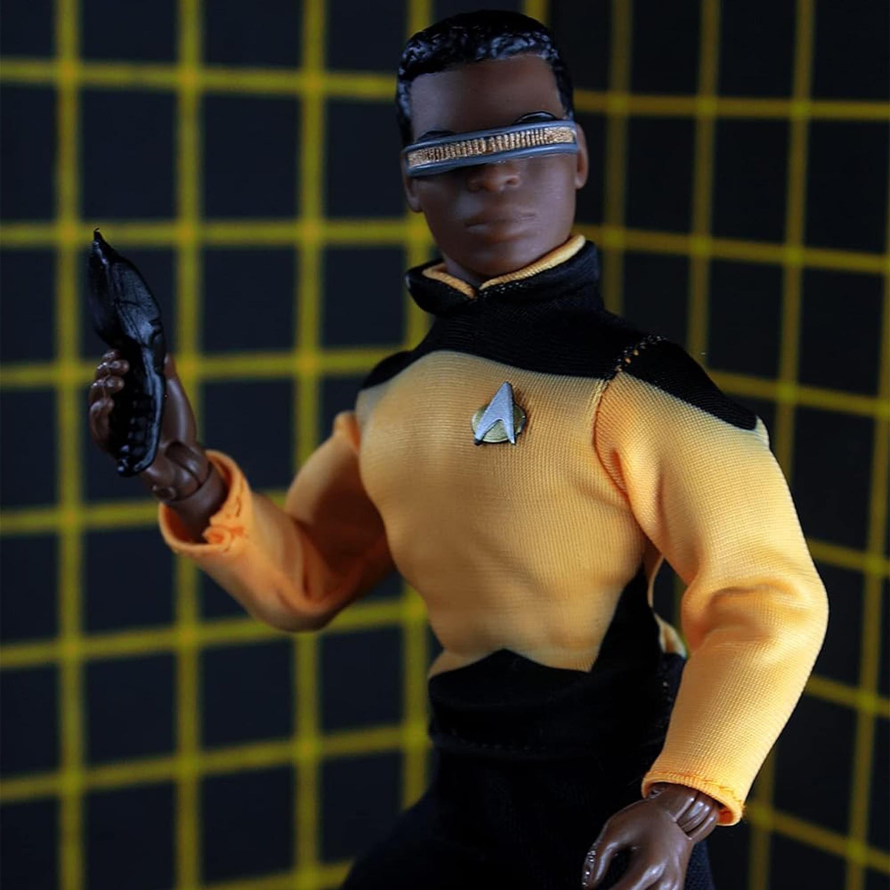 Mego Star Trek TNG Laforge 8 Inch Action Figure