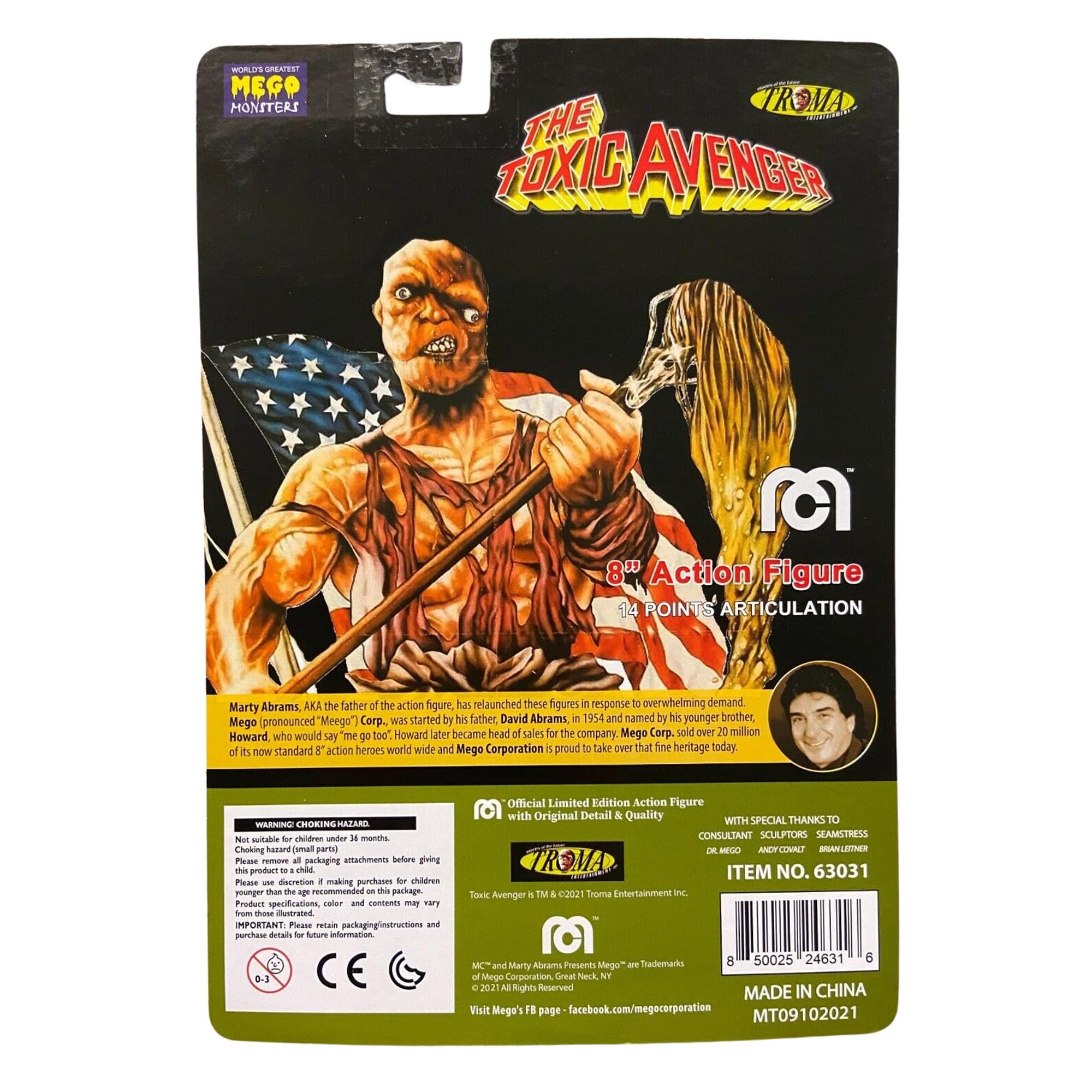 The Toxic Avenger Mego 8 Inch Action Figure