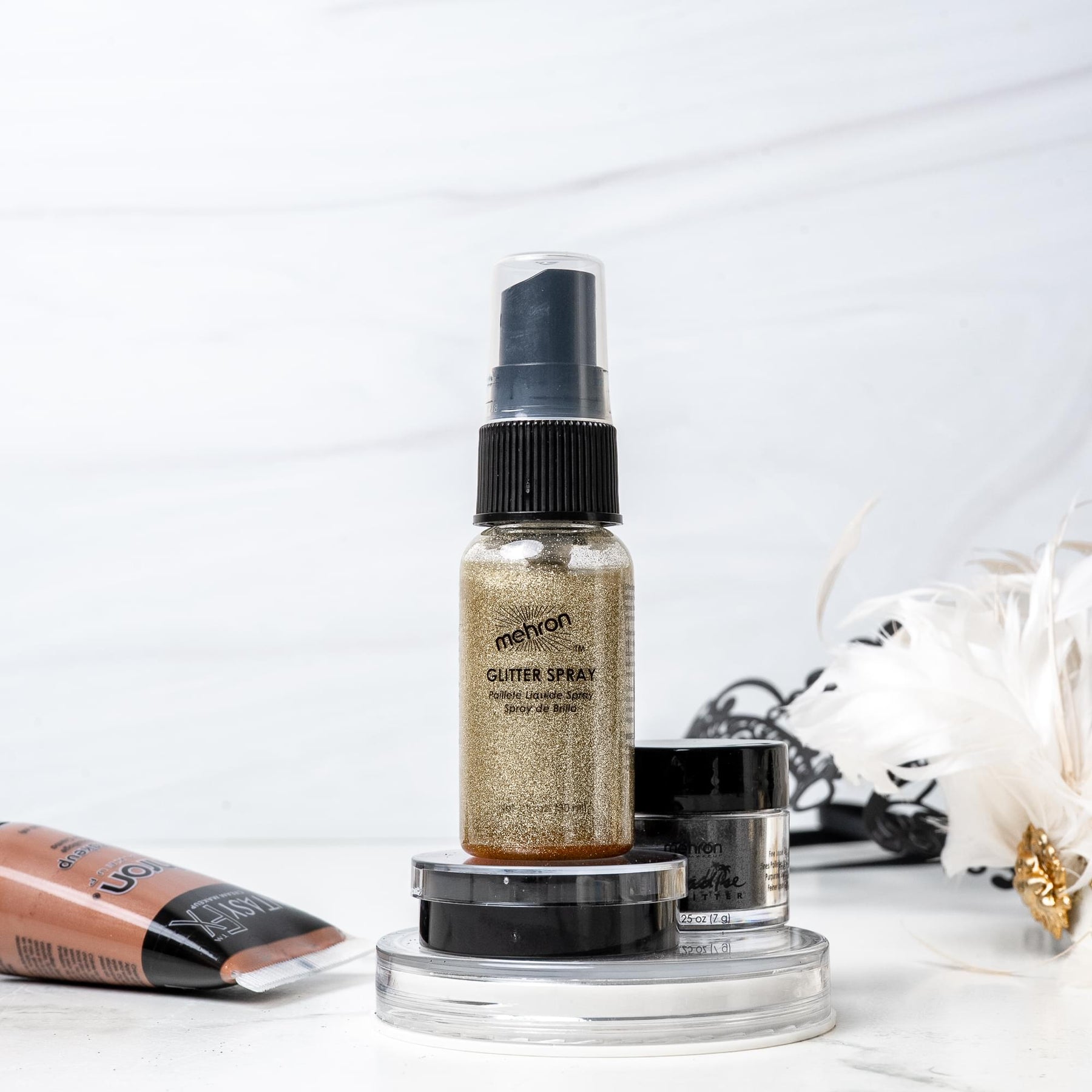 GLITTER SPRAY GOLD 1 OZ