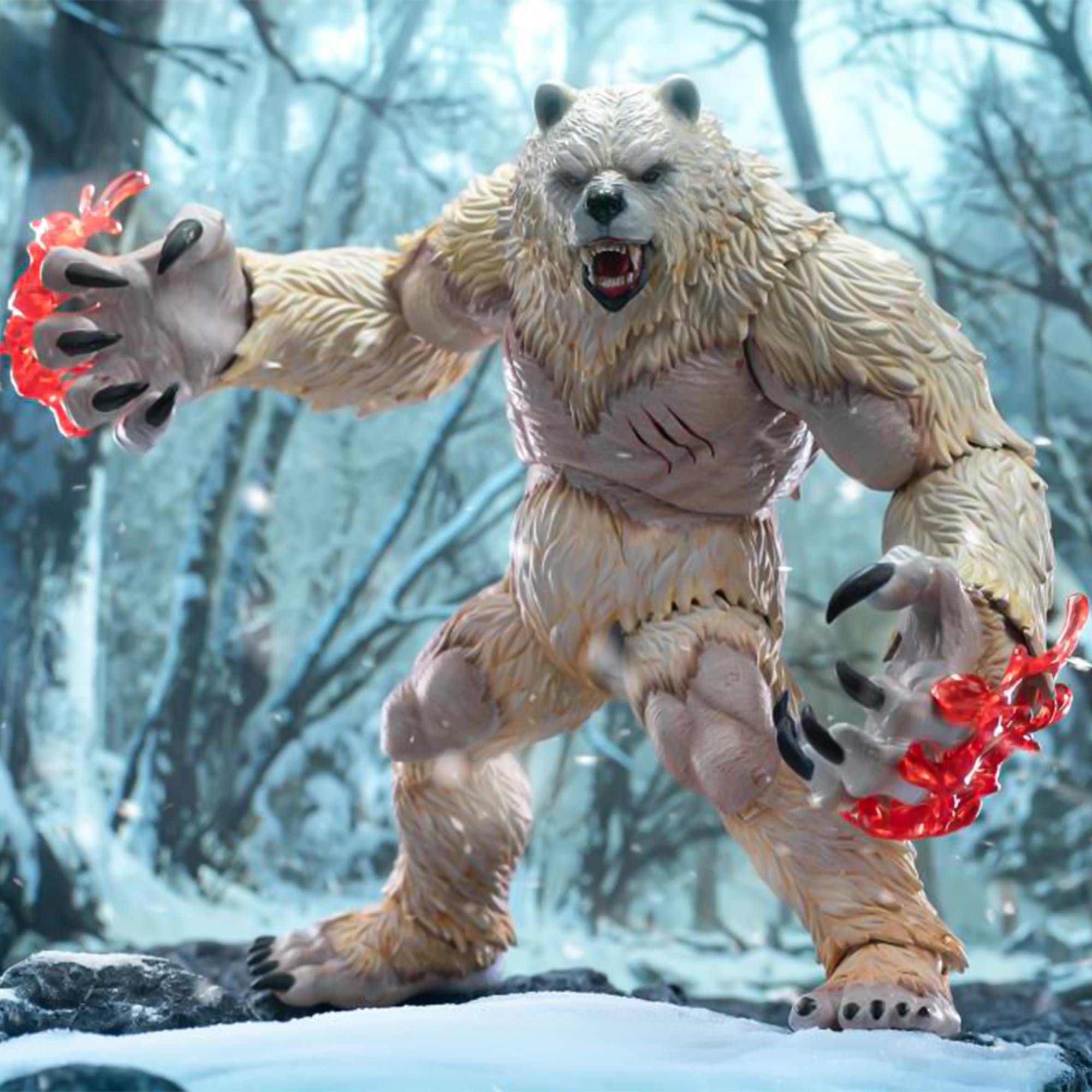Ancient Warrior Polar Bear 9-Inch Action Figure With Bonus Armor