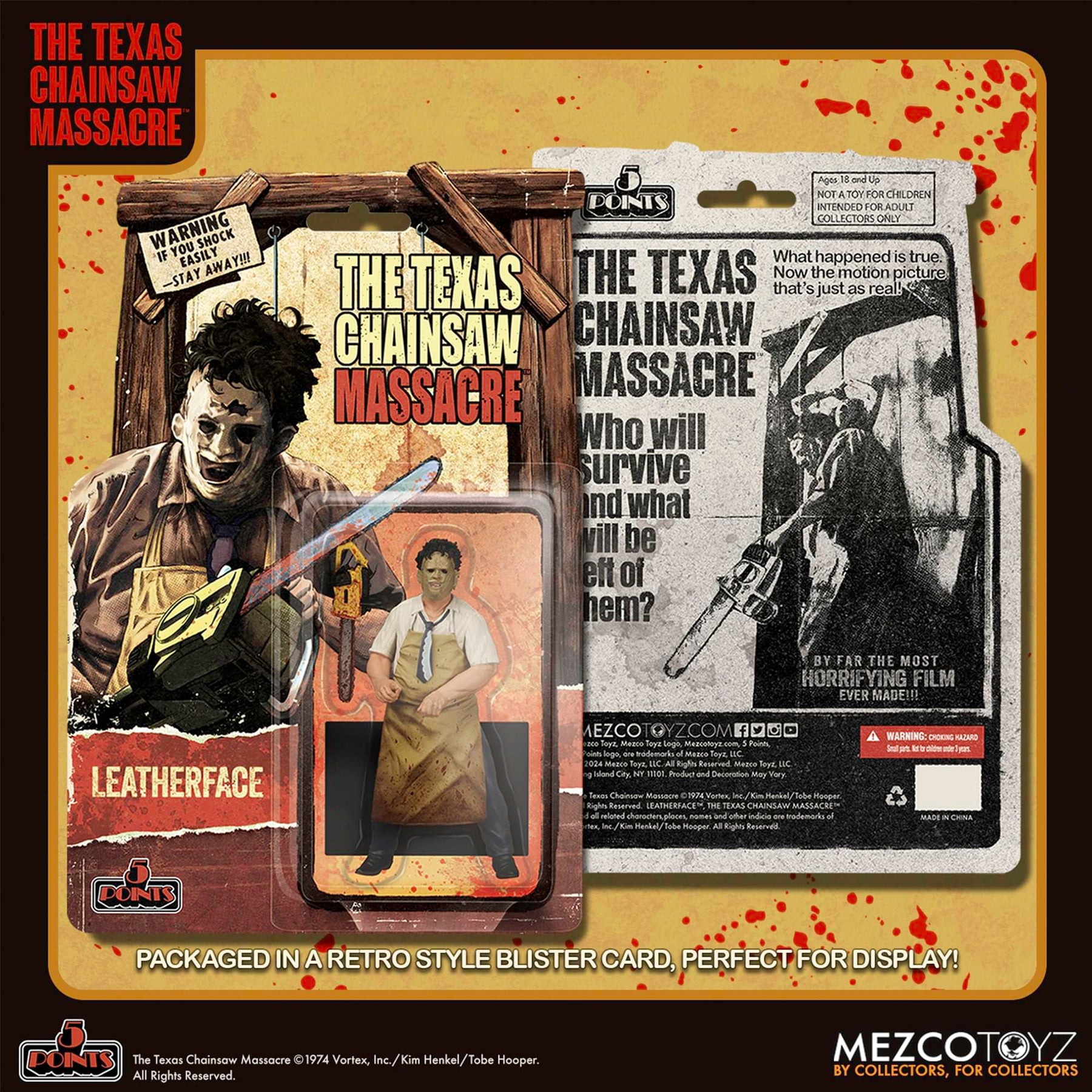 The Texas Chainsaw Massacre (1974) 5 Points Action Figure | Leatherface