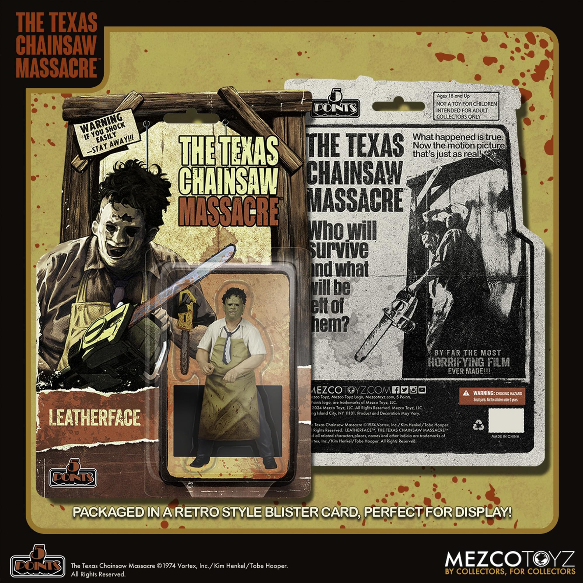 The Texas Chainsaw Massacre (1974) 5 Points Action Figure | Leatherface