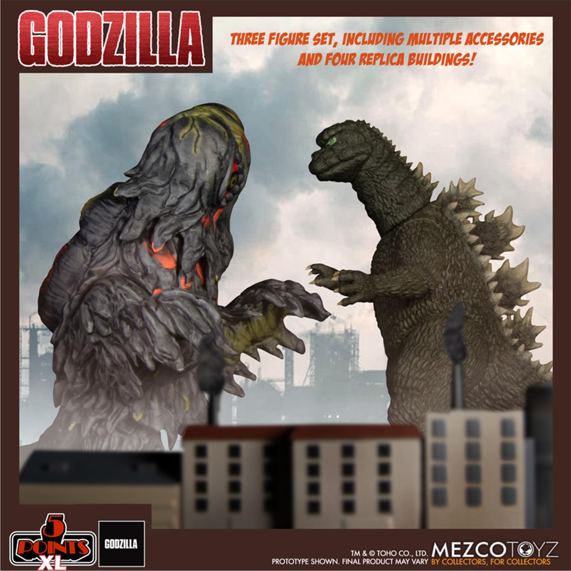 Godzilla vs Hedorah 5 Points XL Figure Box Set