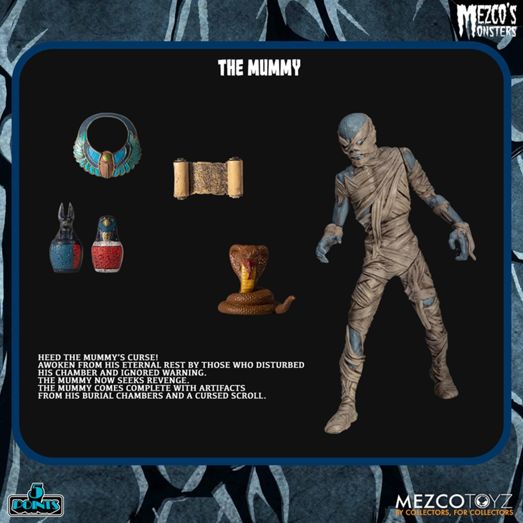5 Points Mezco’s Monsters Tower of Fear Deluxe Boxed Set