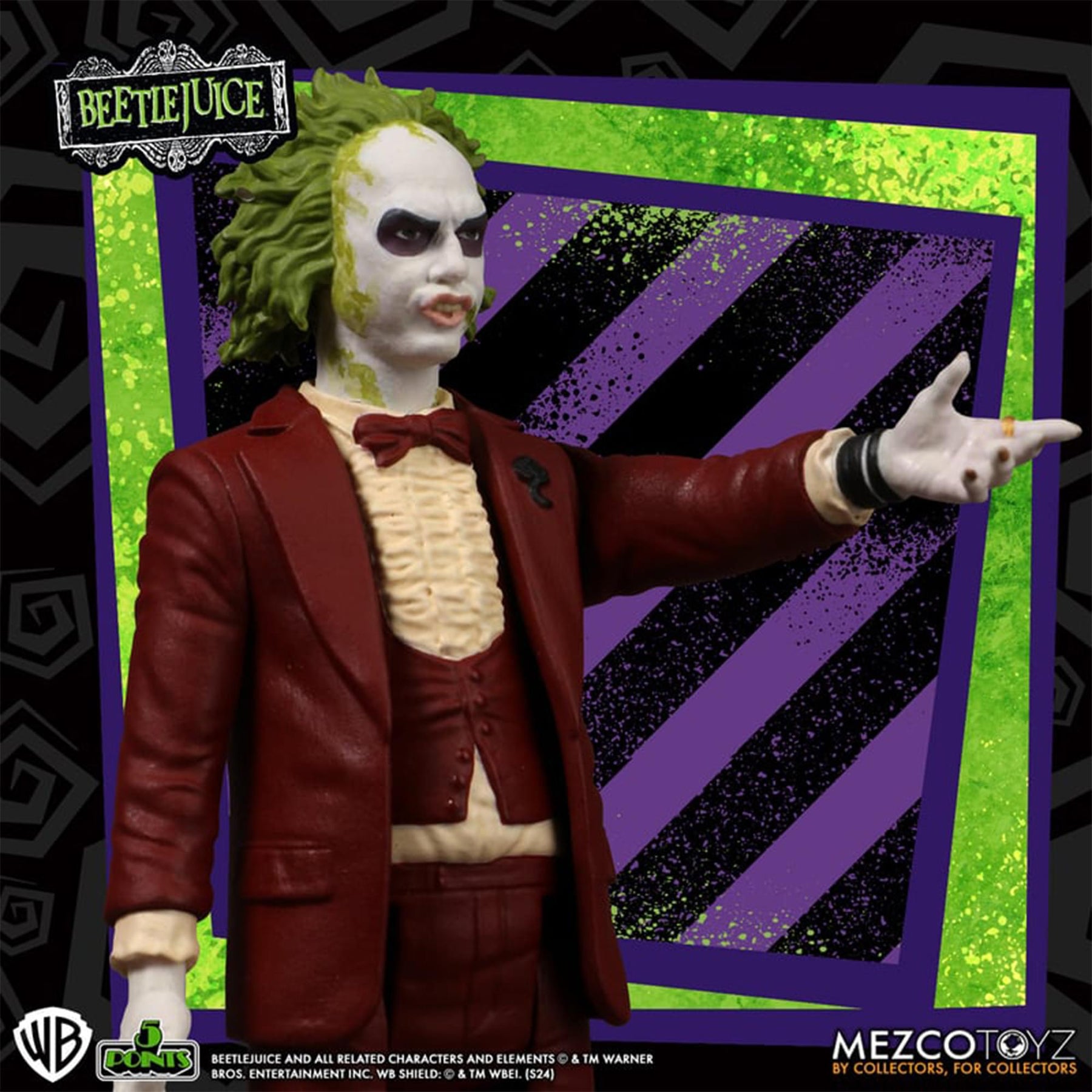 Beetlejuice 5 Points Action Figure | Red Tux
