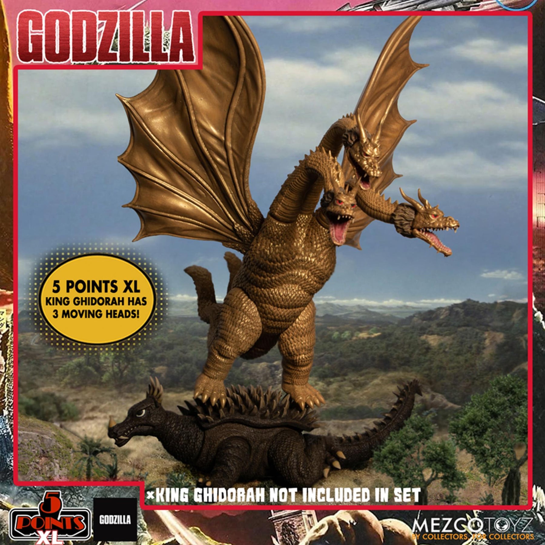 destroy all monsters figures Godzilla: Destroy All Monsters Round 1 5 Points XL Boxed Set