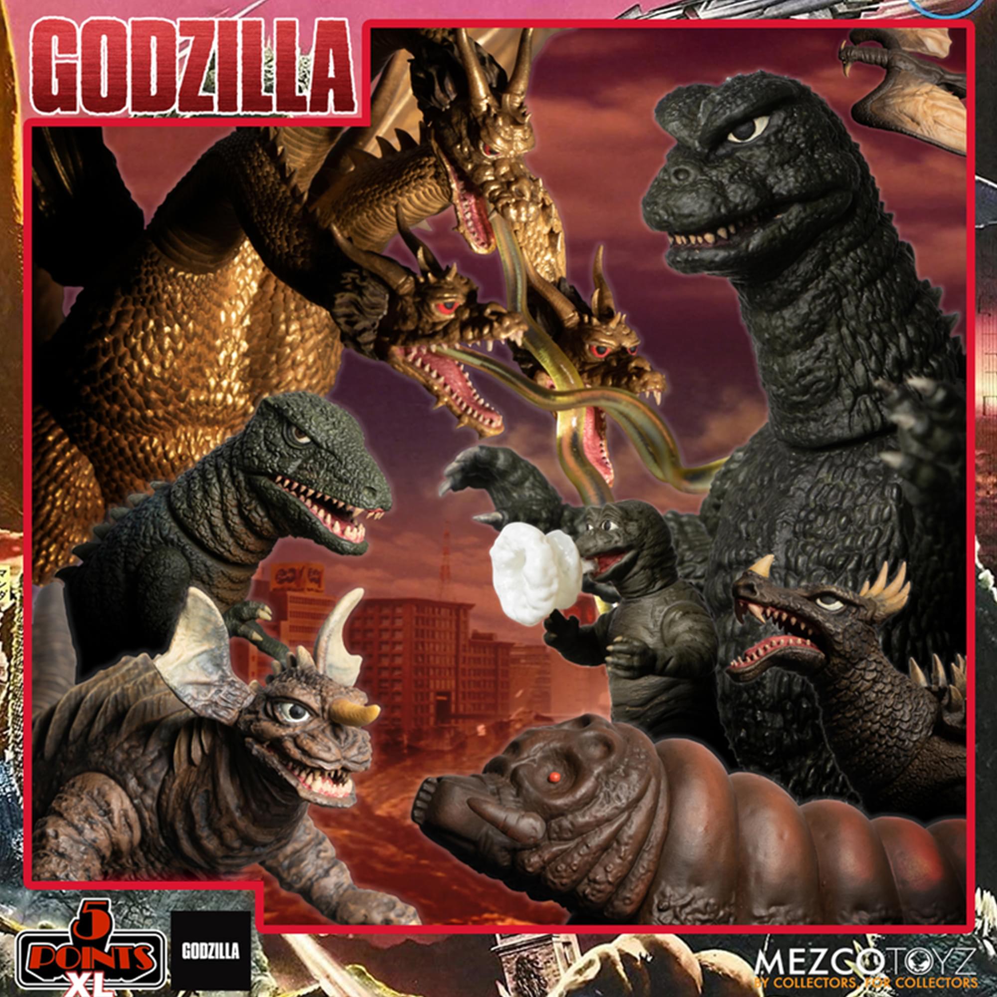 Godzilla Destroy All Monsters (1968) 5 Points XL Round 1 Boxed Set