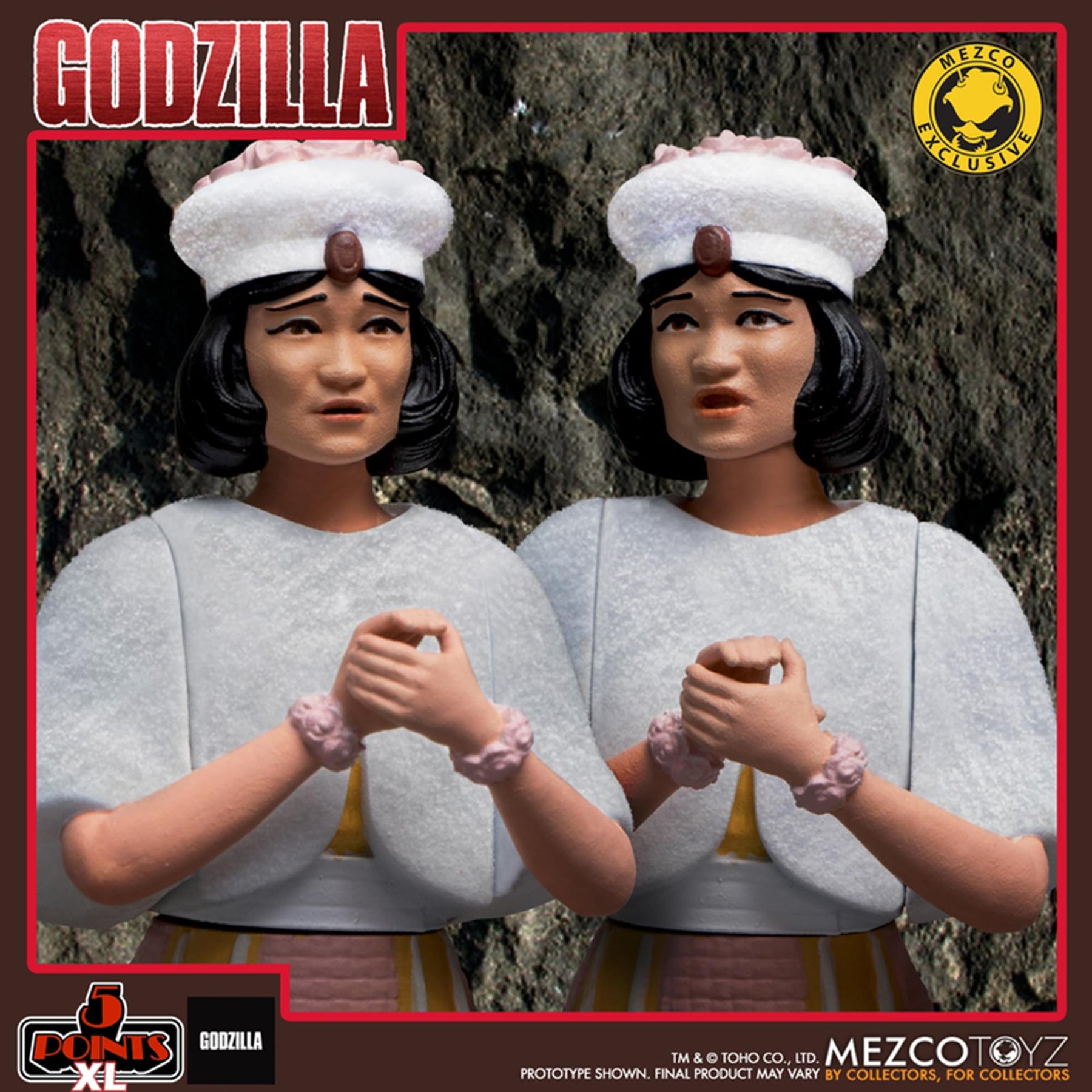 Godzilla 5 Points Mothra and Shobijin Twins Boxed Set