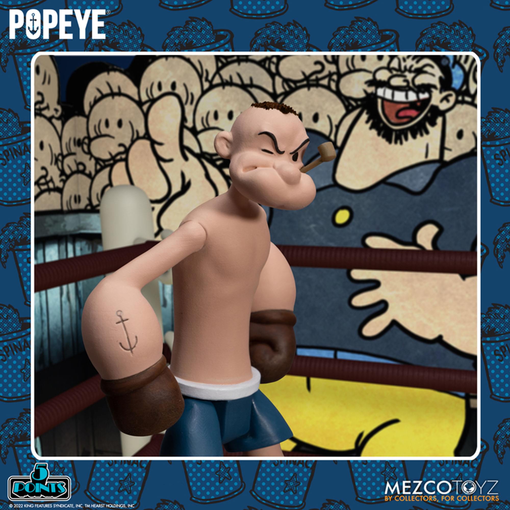 Popeye 5 Points Popeye and Oxheart Figure Boxed Set