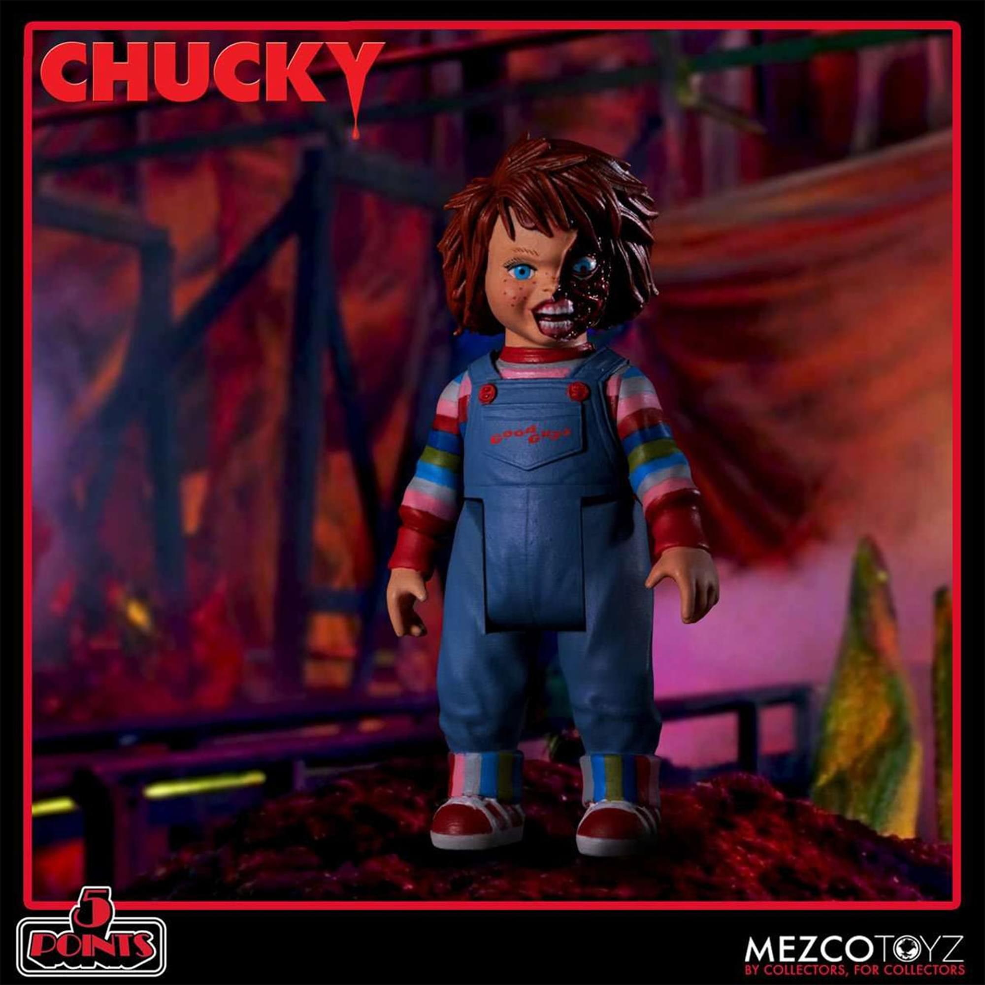 Child's Play Chucky Deluxe 5 Point Figure Set