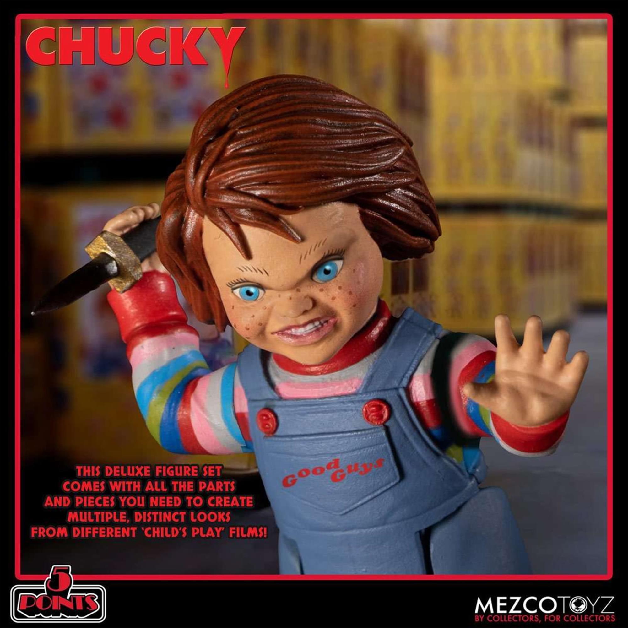 Child's Play Chucky Deluxe 5 Point Figure Set