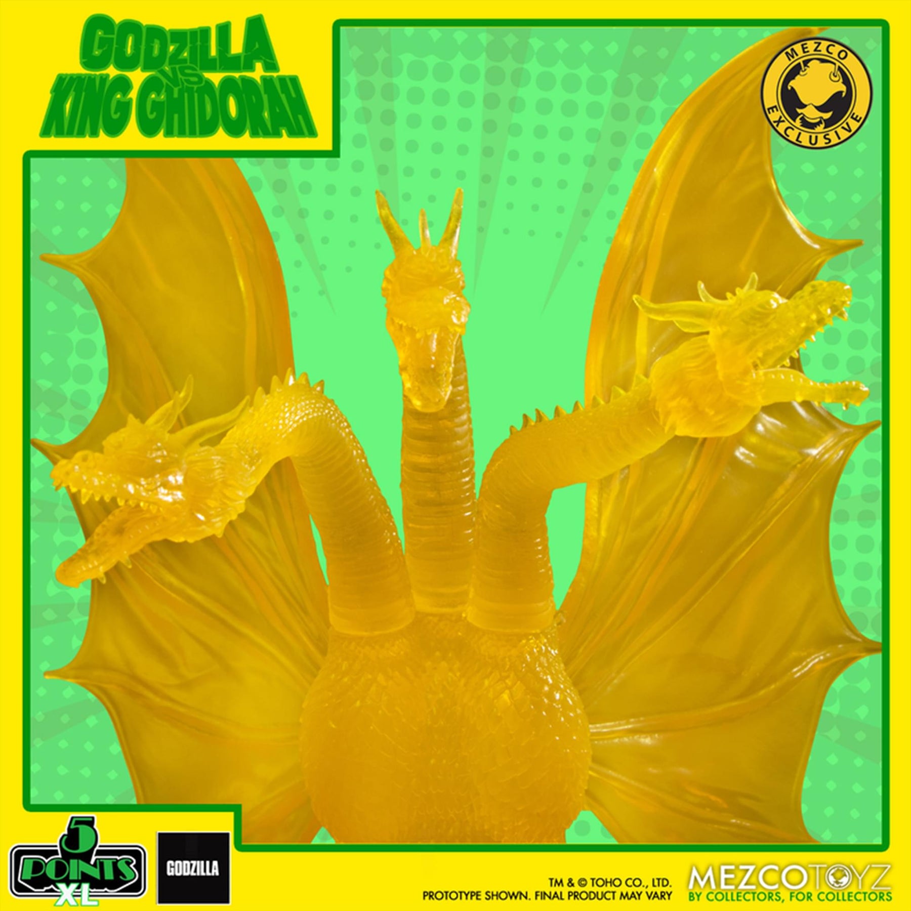 Godzilla Vs. King Ghidorah 5 Points XL Radioactive Battle Box