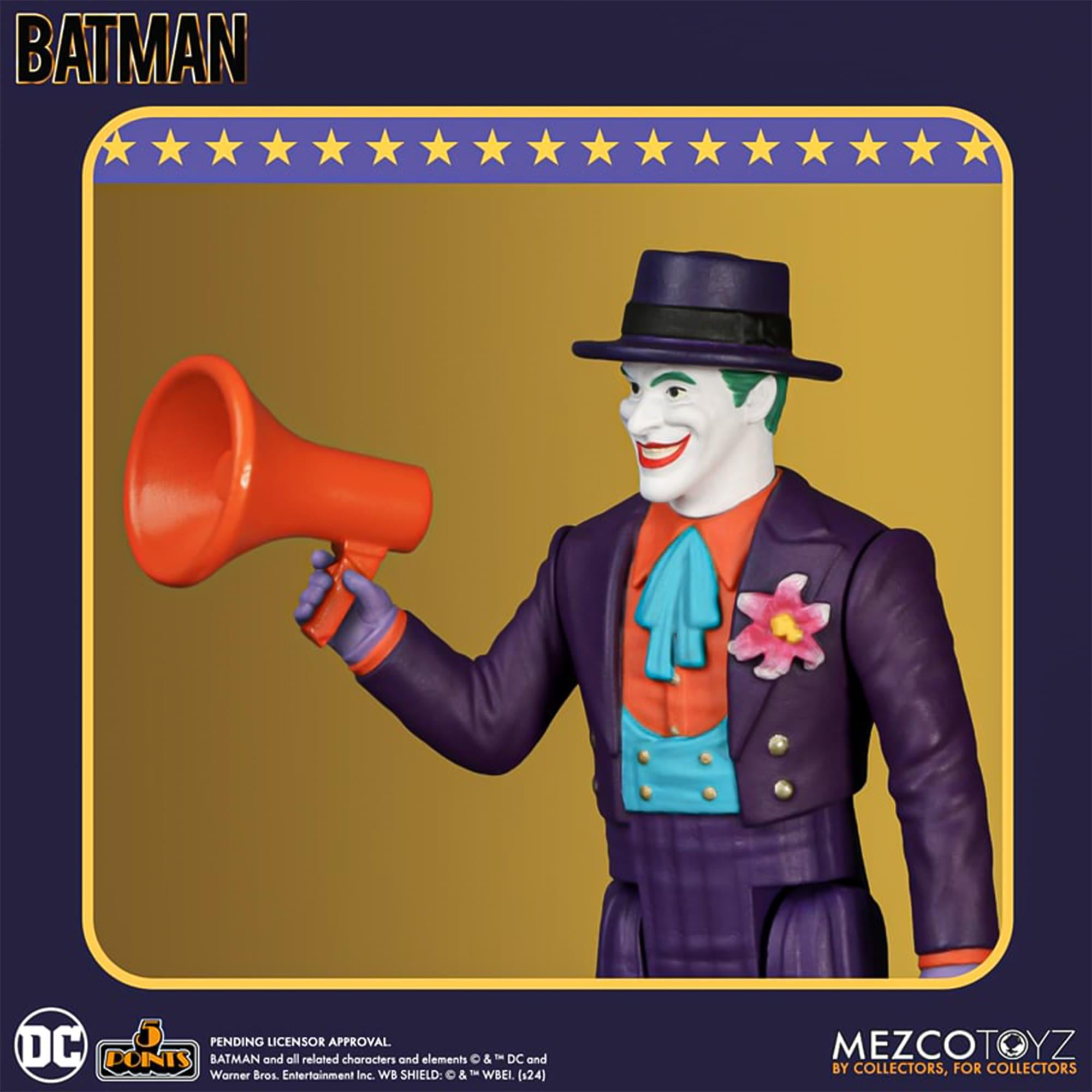 DC Comics 5 Points 1989 Batman Action Figure | Joker