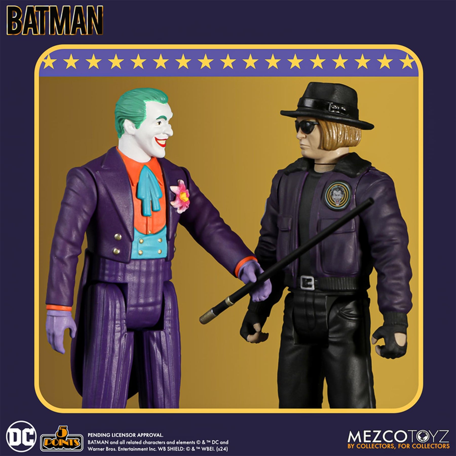 DC Comics 5 Points 1989 Batman Action Figure | Joker