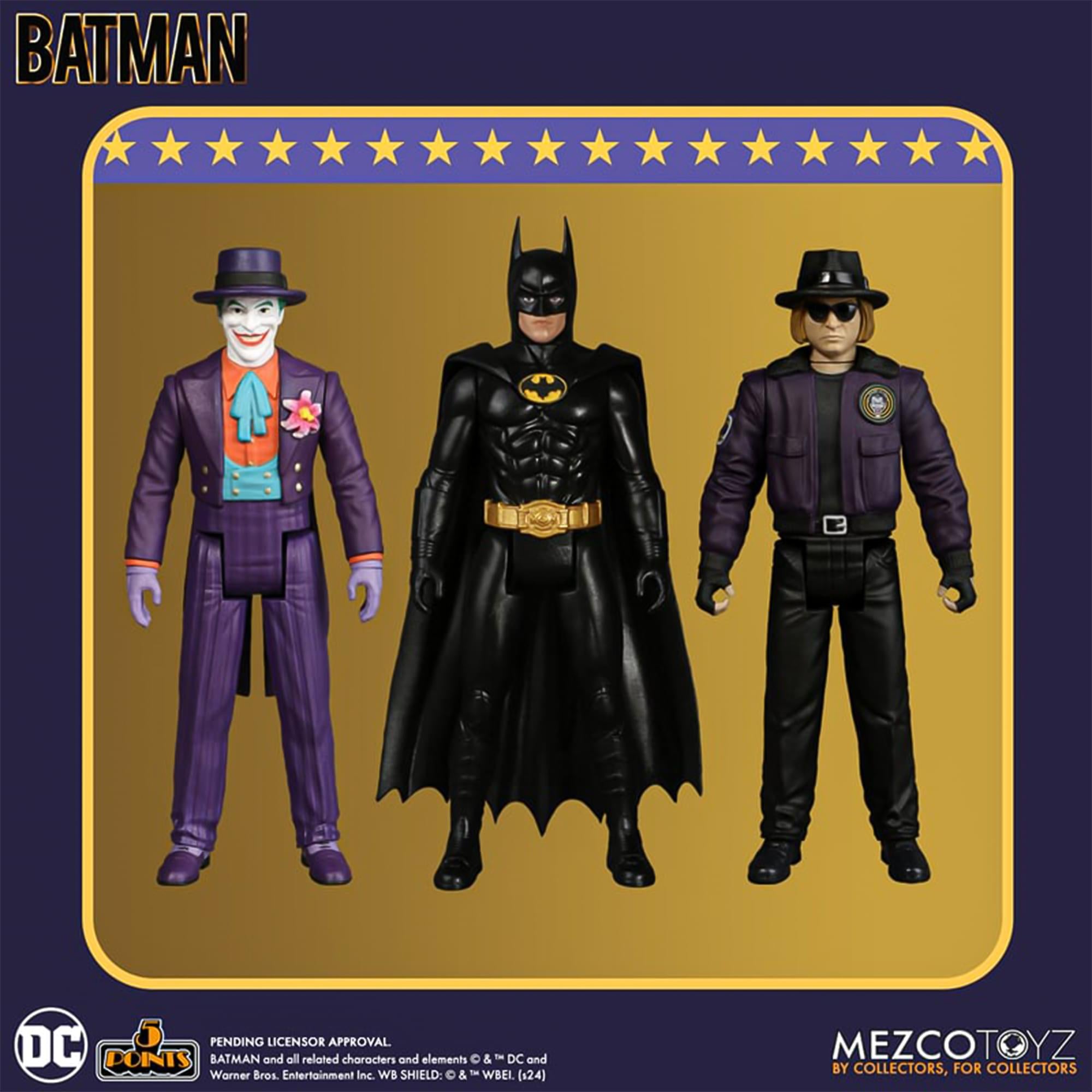 DC Comics 5 Points 1989 Batman Action Figure | Joker