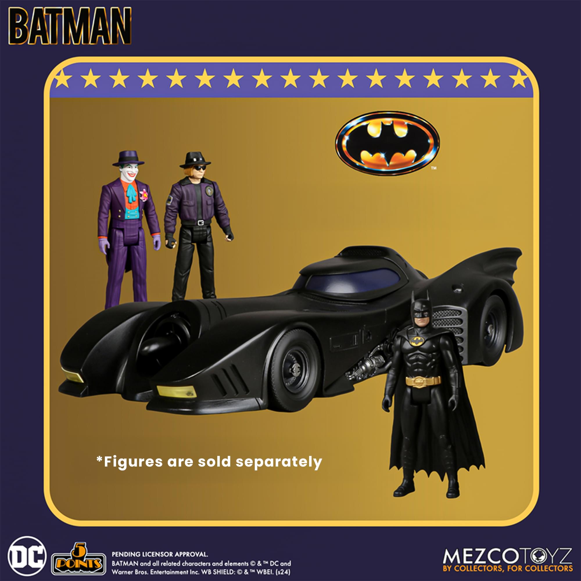 DC Comics 5 Points 1989 Batman Batmobile