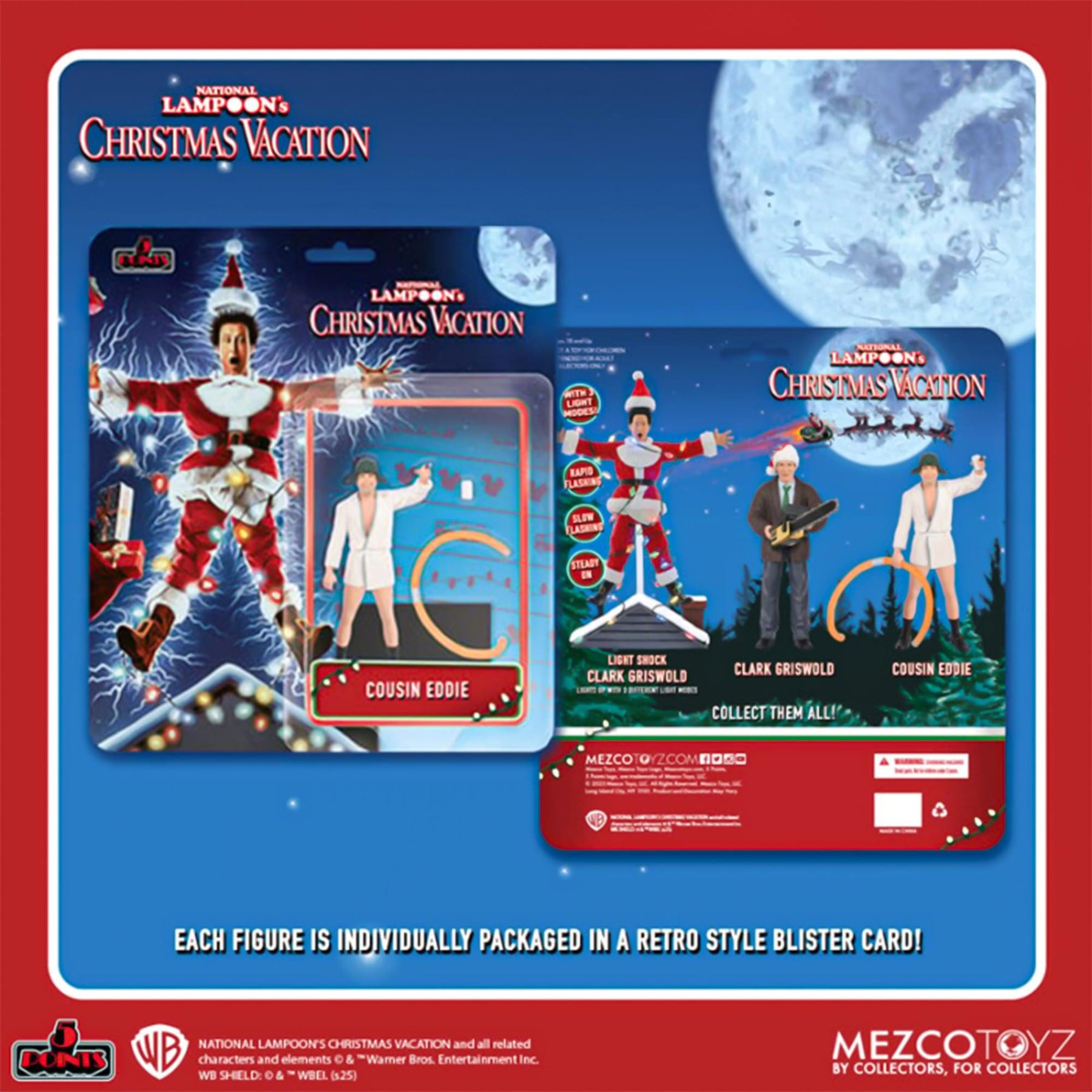 National Lampoon's Christmas Vacation 5 Points Action Figure | Cousin Eddie