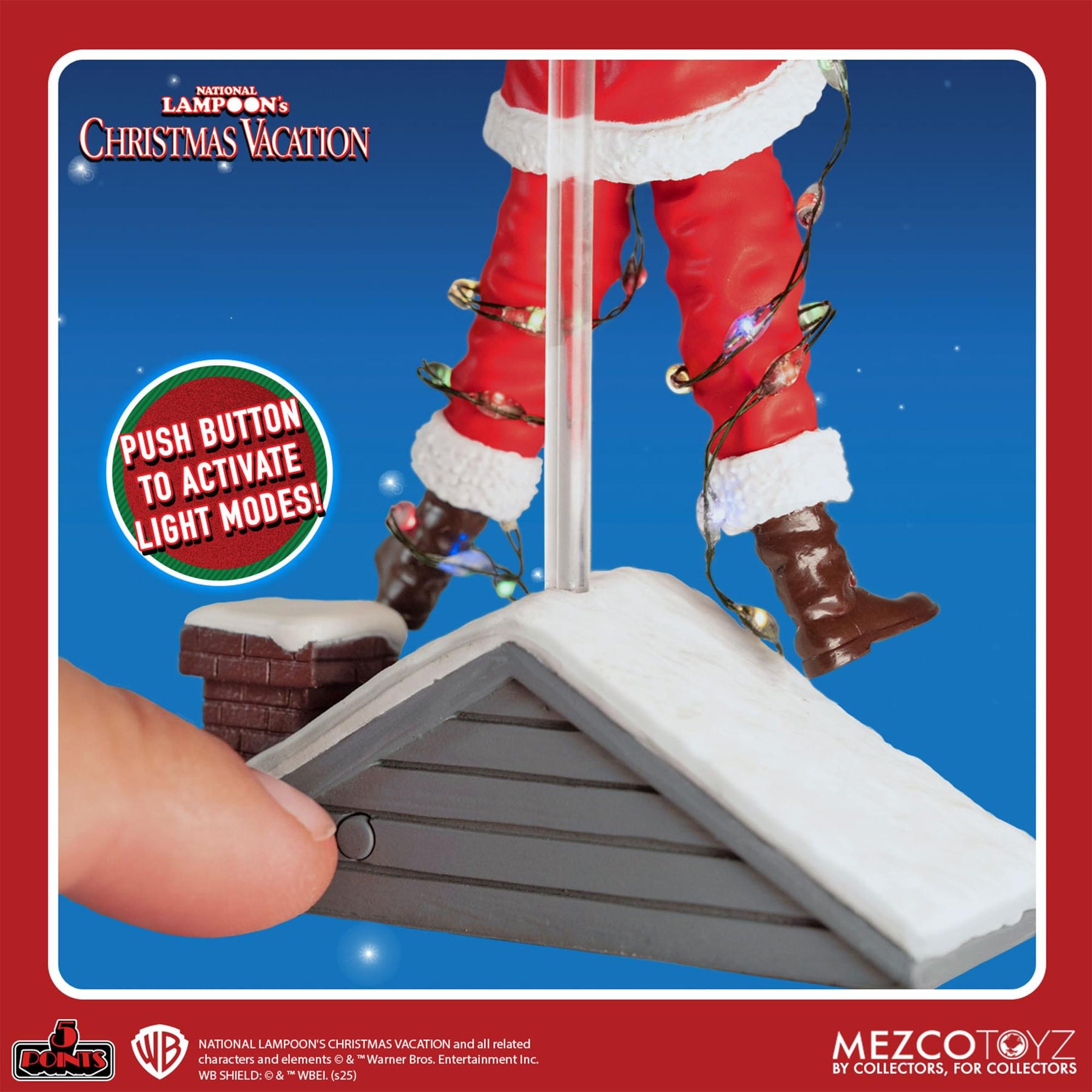 National Lampoon's Christmas Vacation 5 Points Action Figure | Light Shock Clark