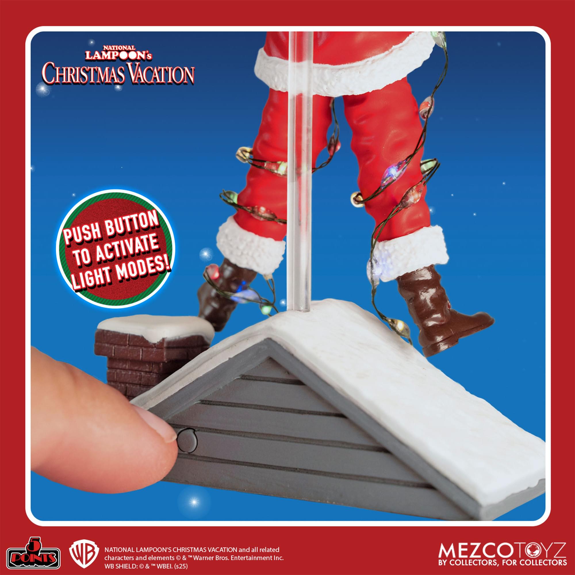 National Lampoon's Christmas Vacation 5 Points Action Figure | Light Shock Clark