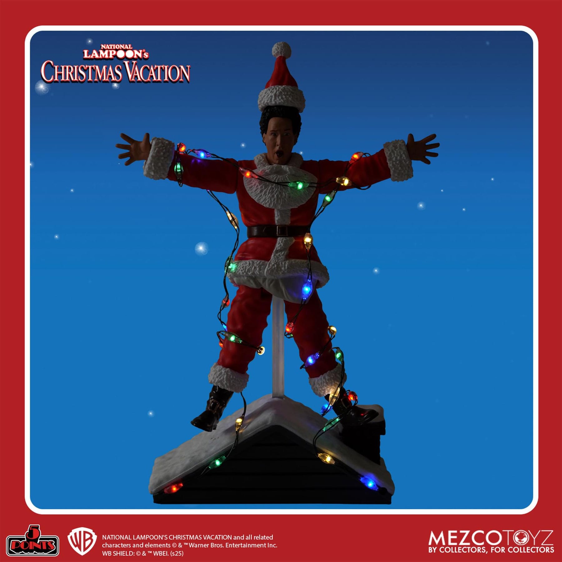 National Lampoon's Christmas Vacation 5 Points Action Figure | Light Shock Clark