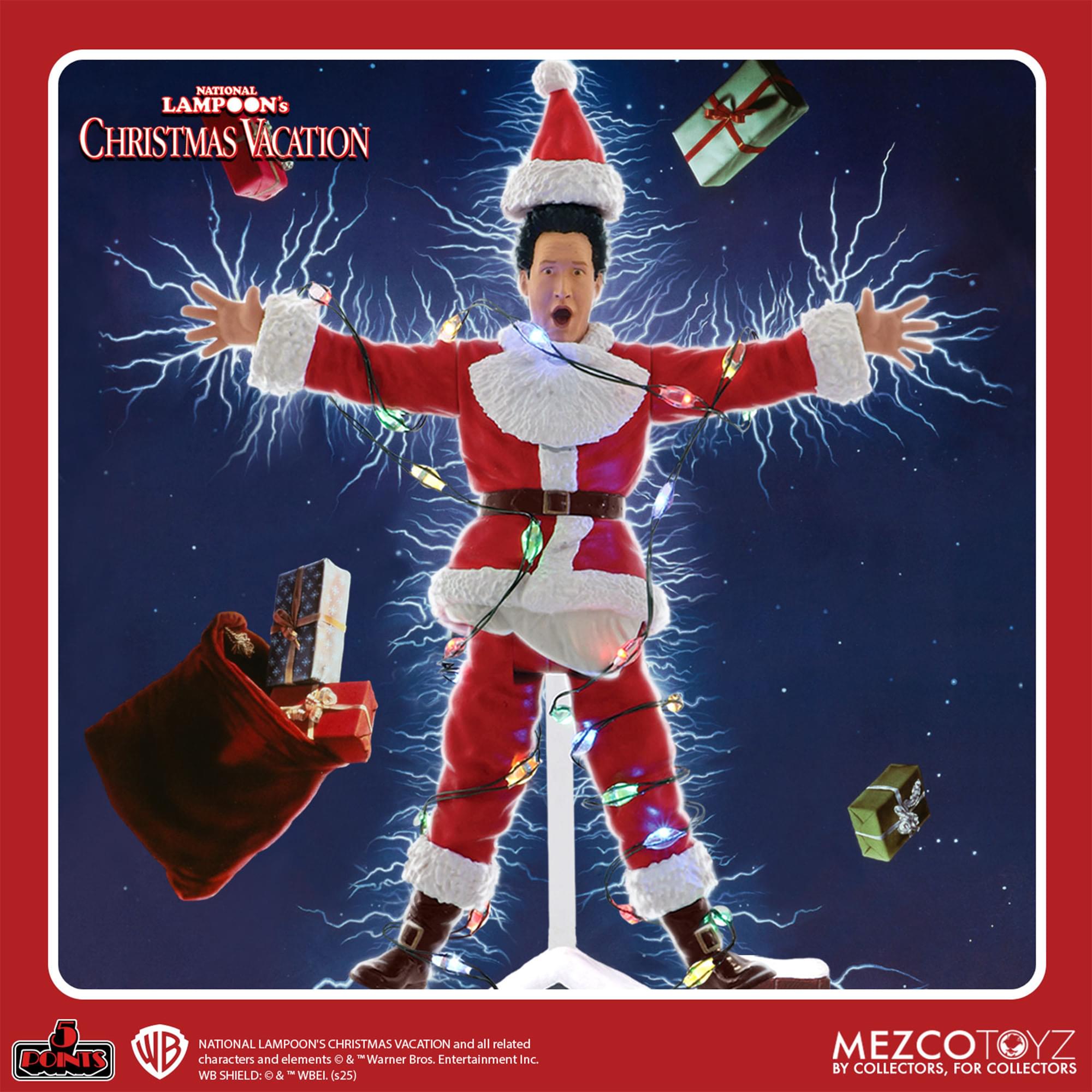 National Lampoon's Christmas Vacation 5 Points Action Figure | Light Shock Clark