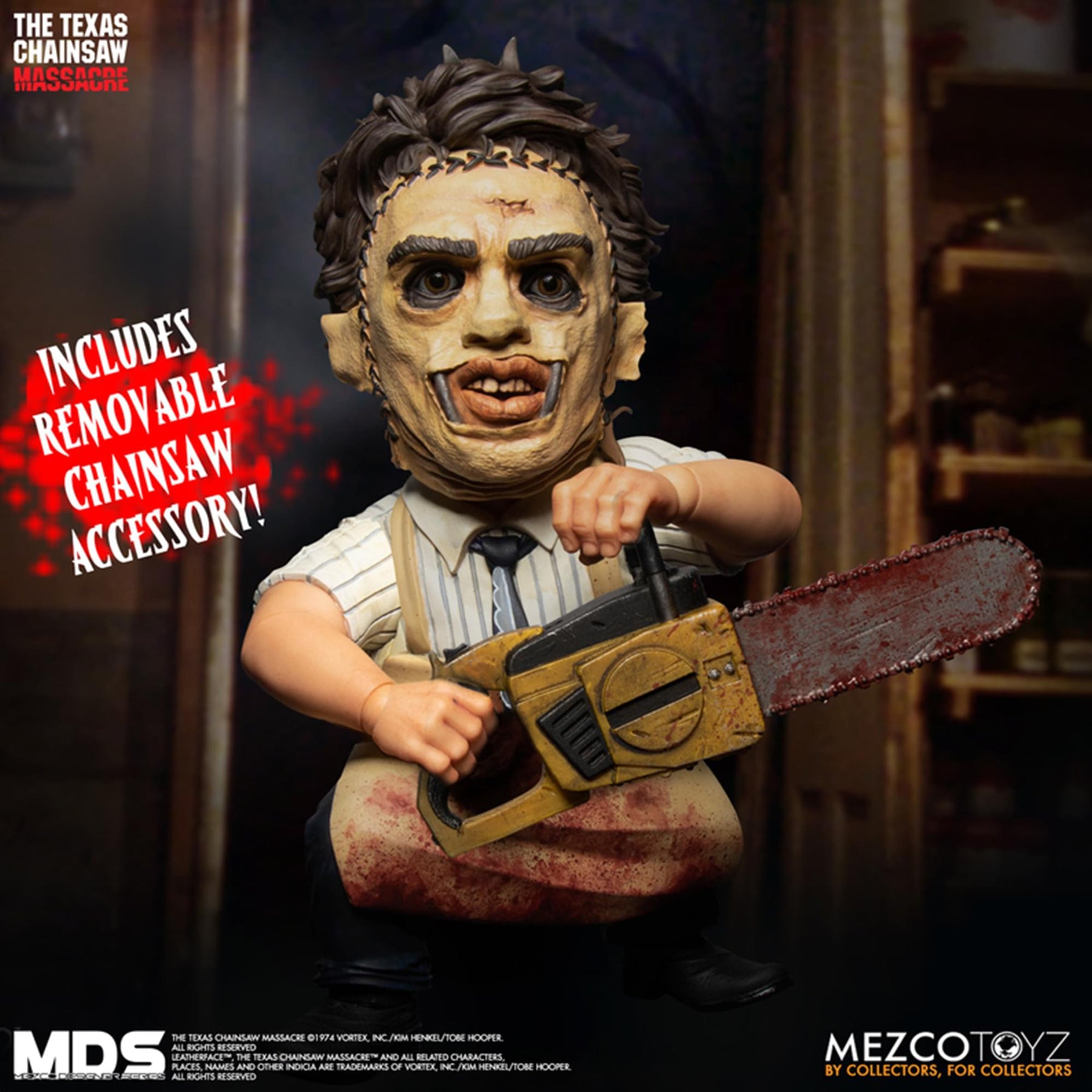 Texas Chainsaw Massacre (1974) Leatherface Mezco Designer Series 6 Inch Figure