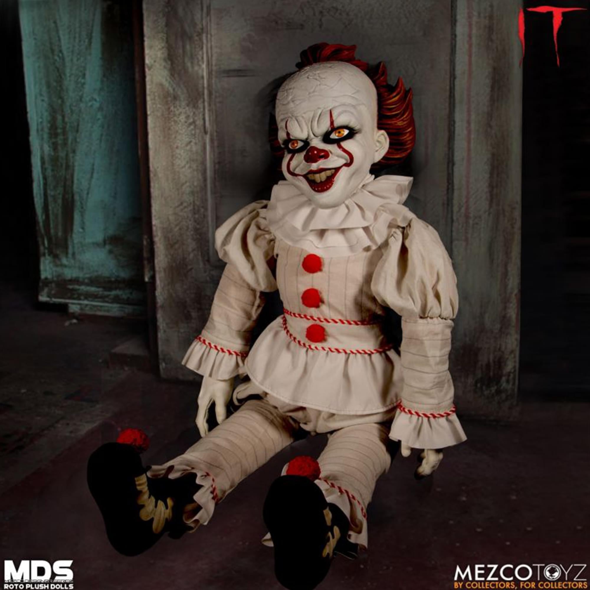 IT 2017 Pennywise Mezco Deigner Series 18 Inch Roto Plush