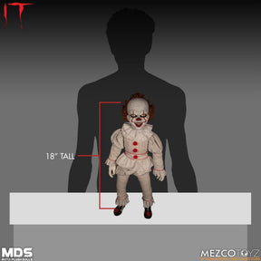 IT 2017 Pennywise Mezco Deigner Series 18 Inch Roto Plush
