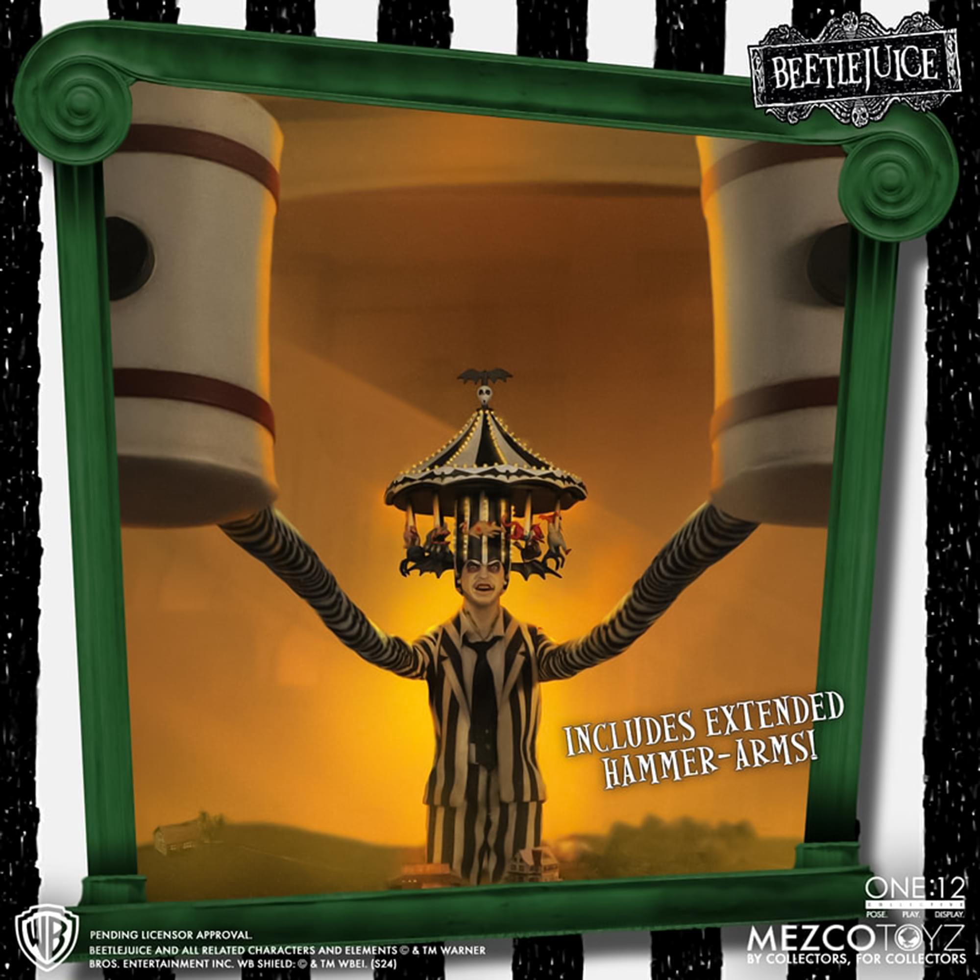 Beetlejuice One:12 Collective Action Figure | Deluxe Edition