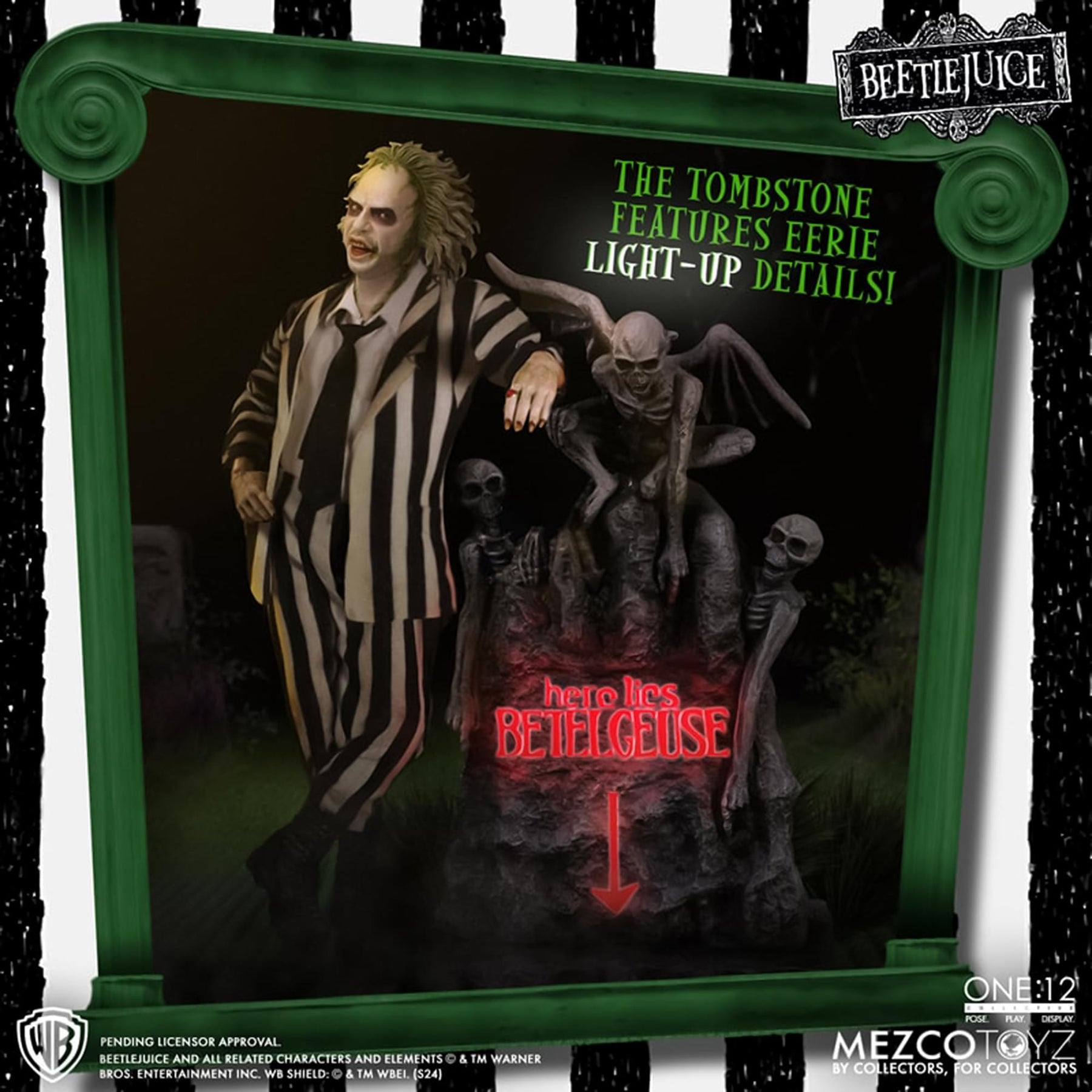 Beetlejuice One:12 Collective Action Figure | Deluxe Edition