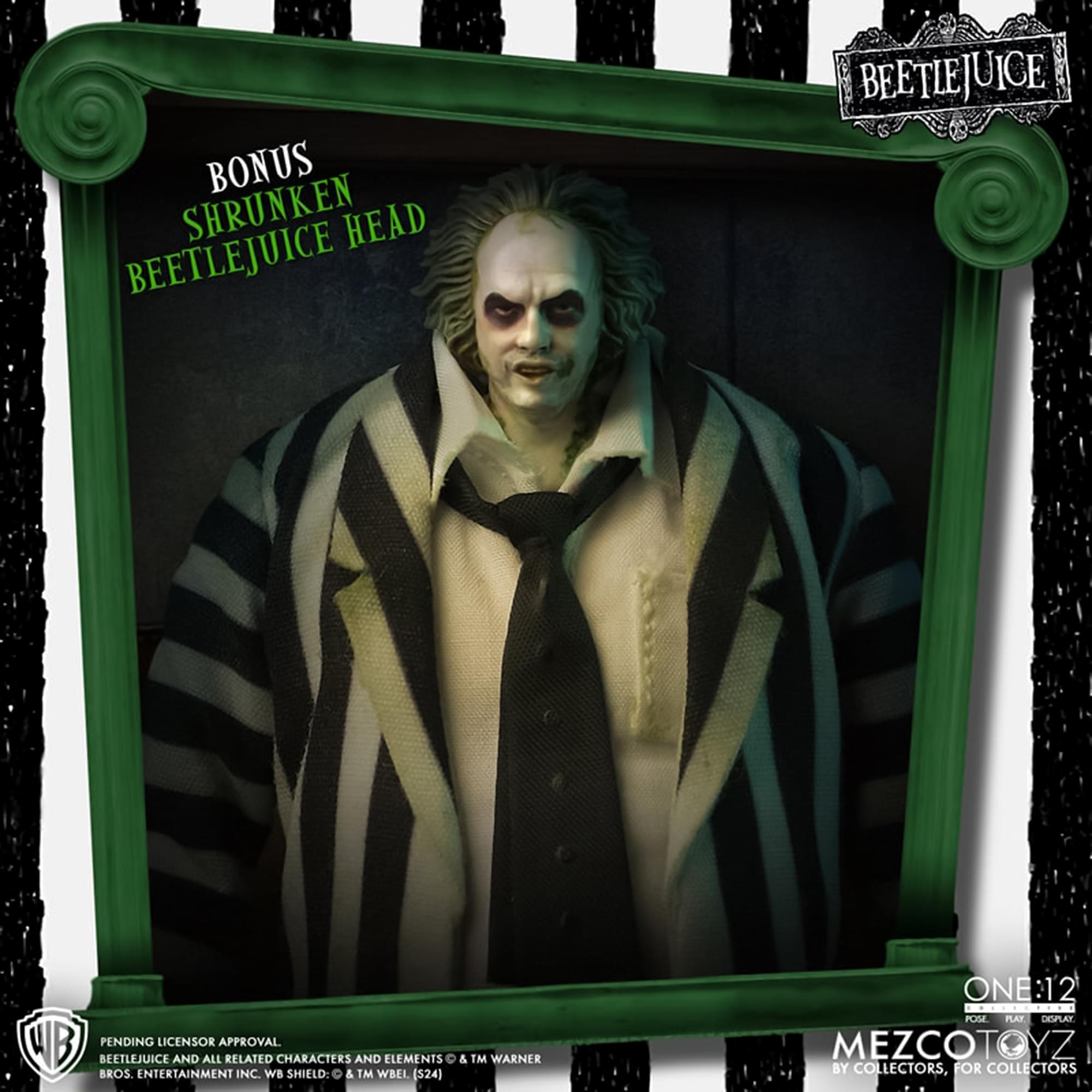 Beetlejuice One:12 Collective Action Figure | Deluxe Edition