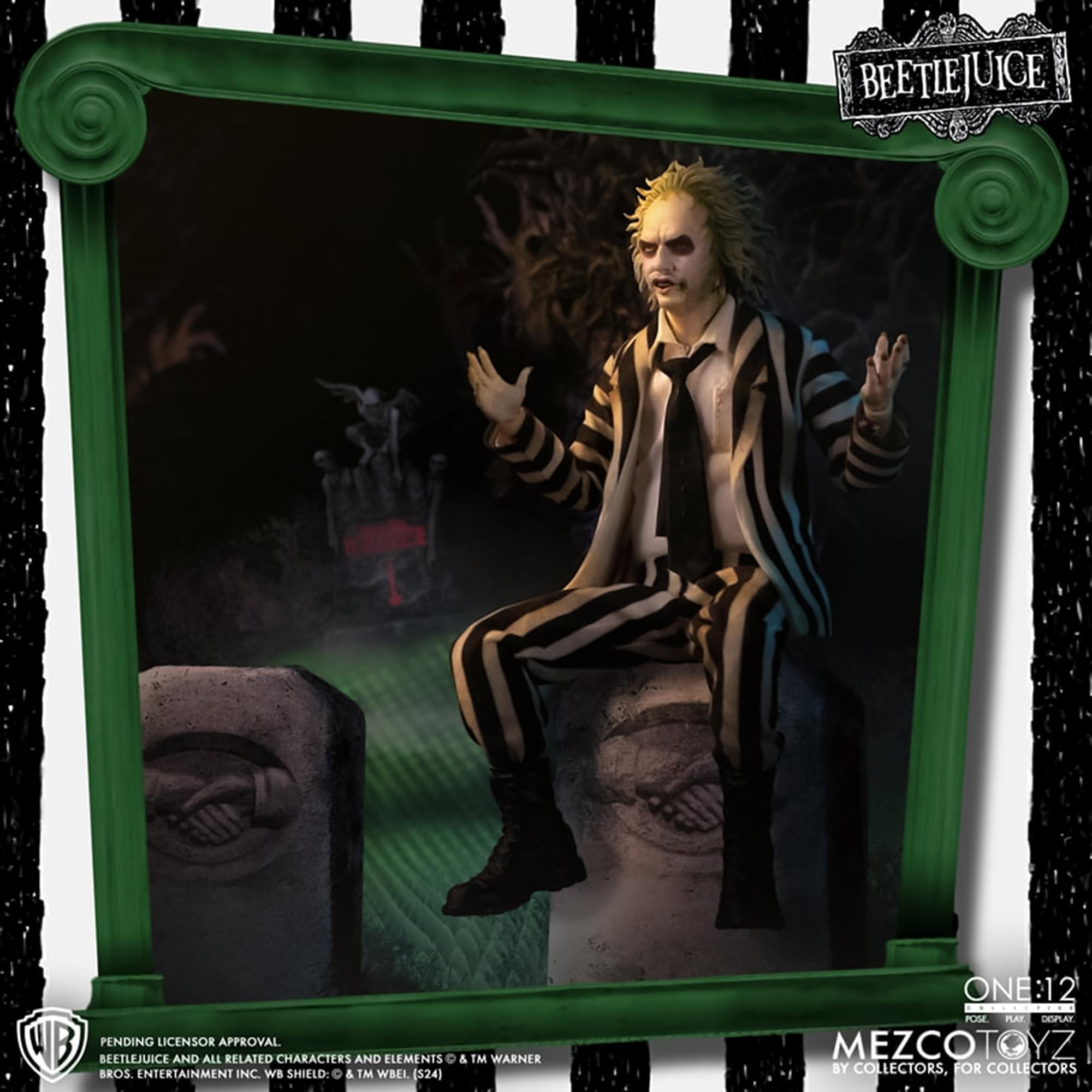 Beetlejuice One:12 Collective Action Figure | Deluxe Edition