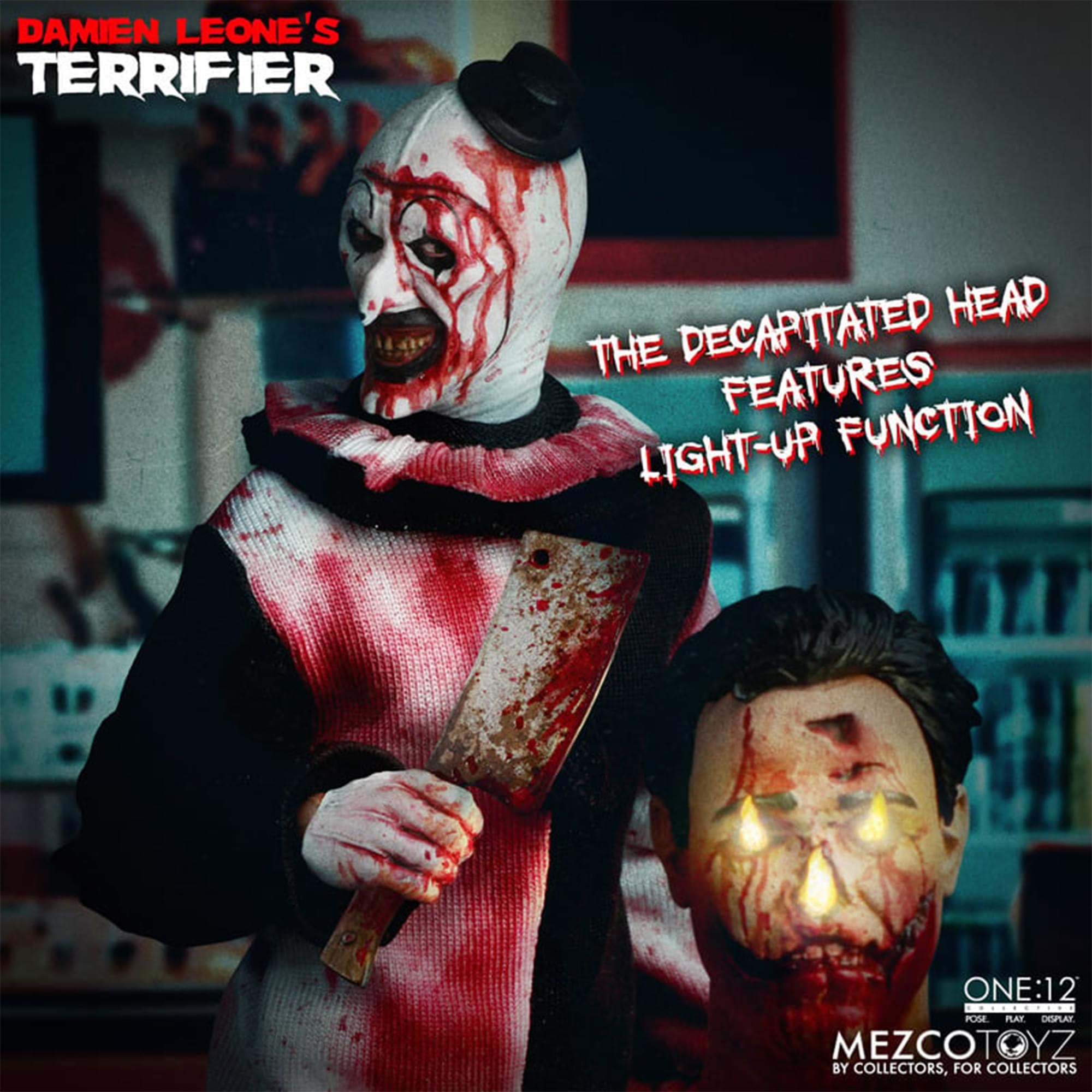 Terrifier One:12 Collective Deluxe Art the Clown Figure