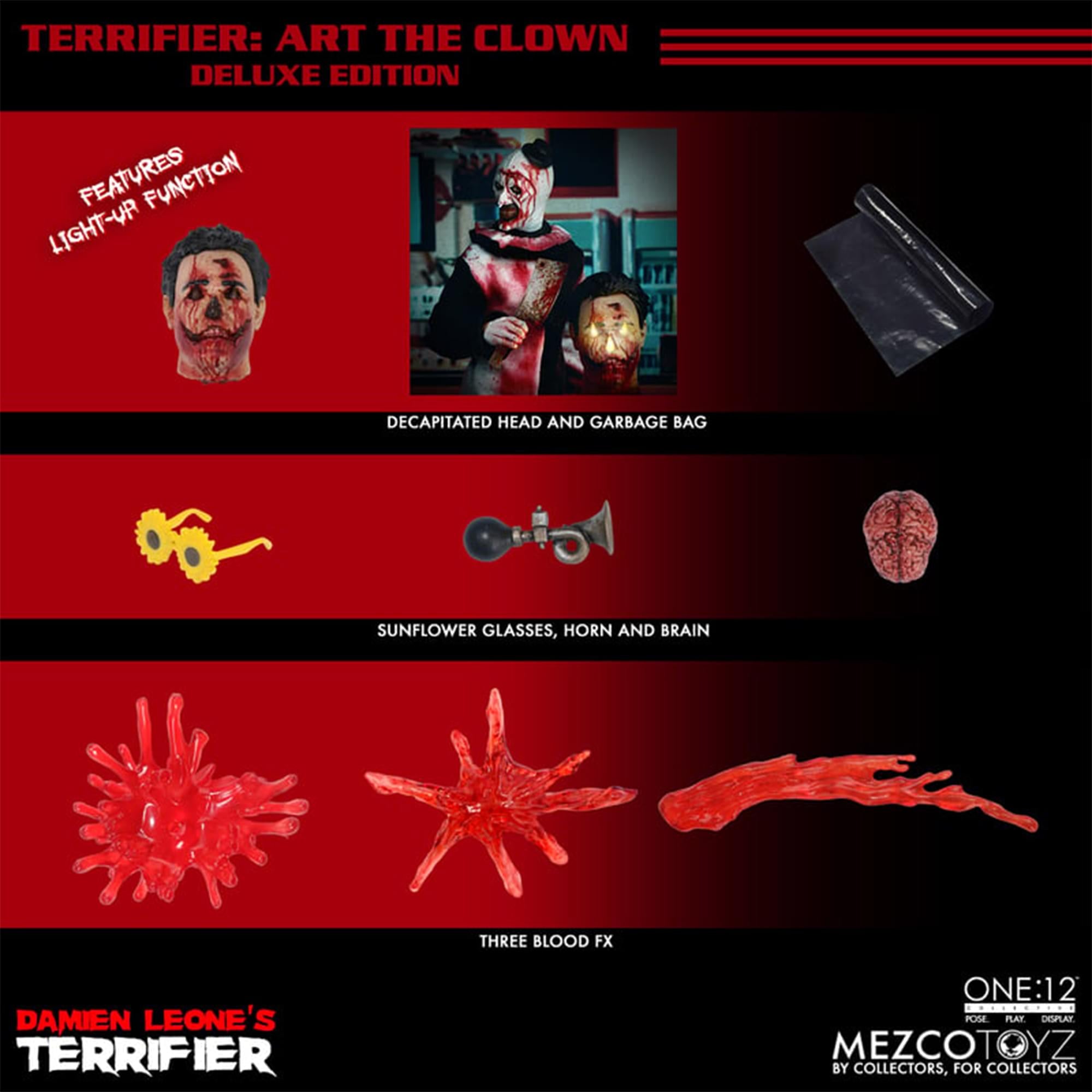 Terrifier One:12 Collective Deluxe Art the Clown Figure