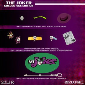 DC One:12 Collective The Joker: Golden Age Edition Action Figure