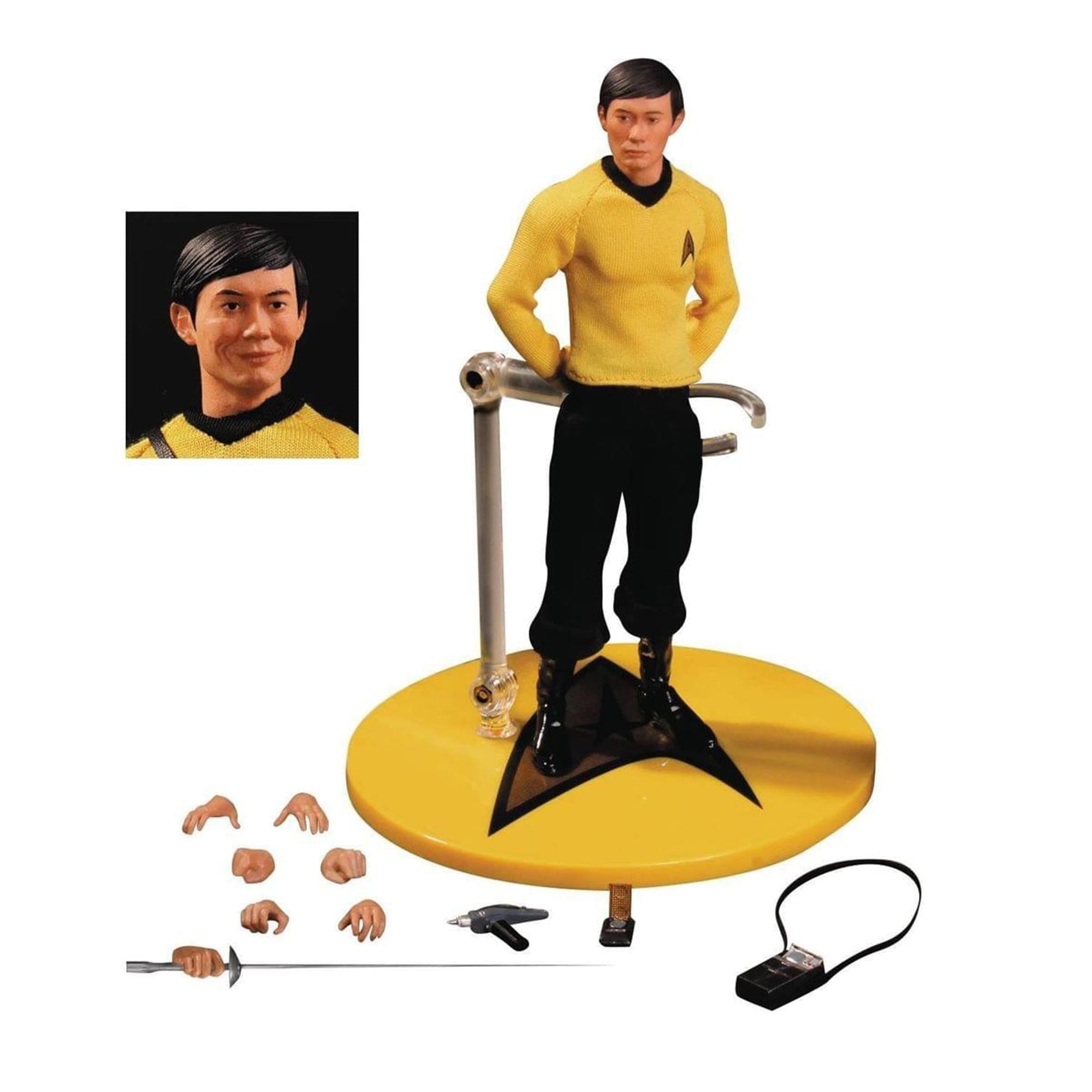 Star Trek 3.75 Inch Action Figure Sulu in Enterprise Outfit