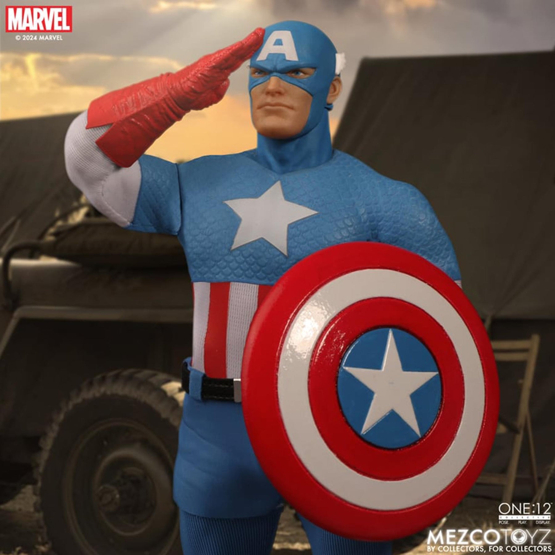 Marvel One:12 Collective Captain America Silver Age Edition Action Figure