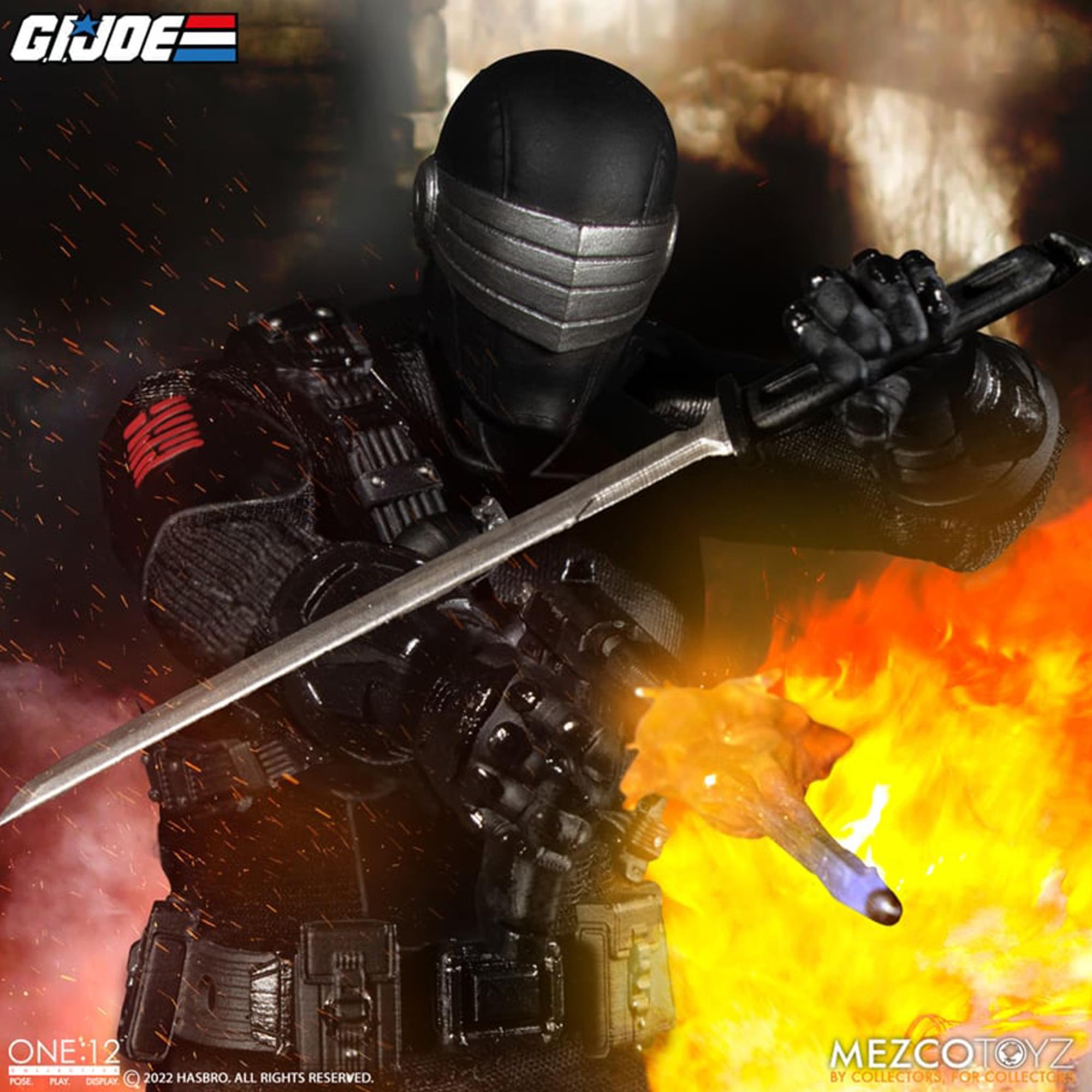 GI Joe One:12 Collective Snake Eyes Action Figure | Deluxe Edition