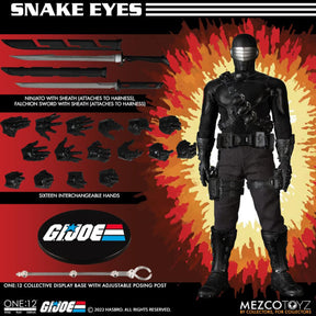 GI Joe One:12 Collective Snake Eyes Action Figure | Deluxe Edition
