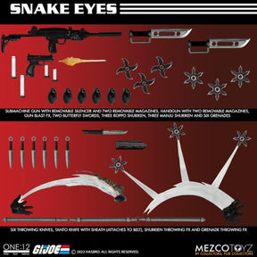 GI Joe One:12 Collective Snake Eyes Action Figure | Deluxe Edition
