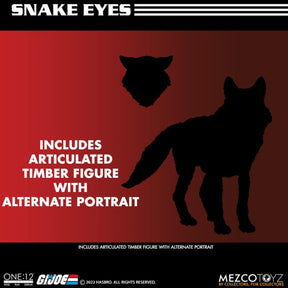 GI Joe One:12 Collective Snake Eyes Action Figure | Deluxe Edition