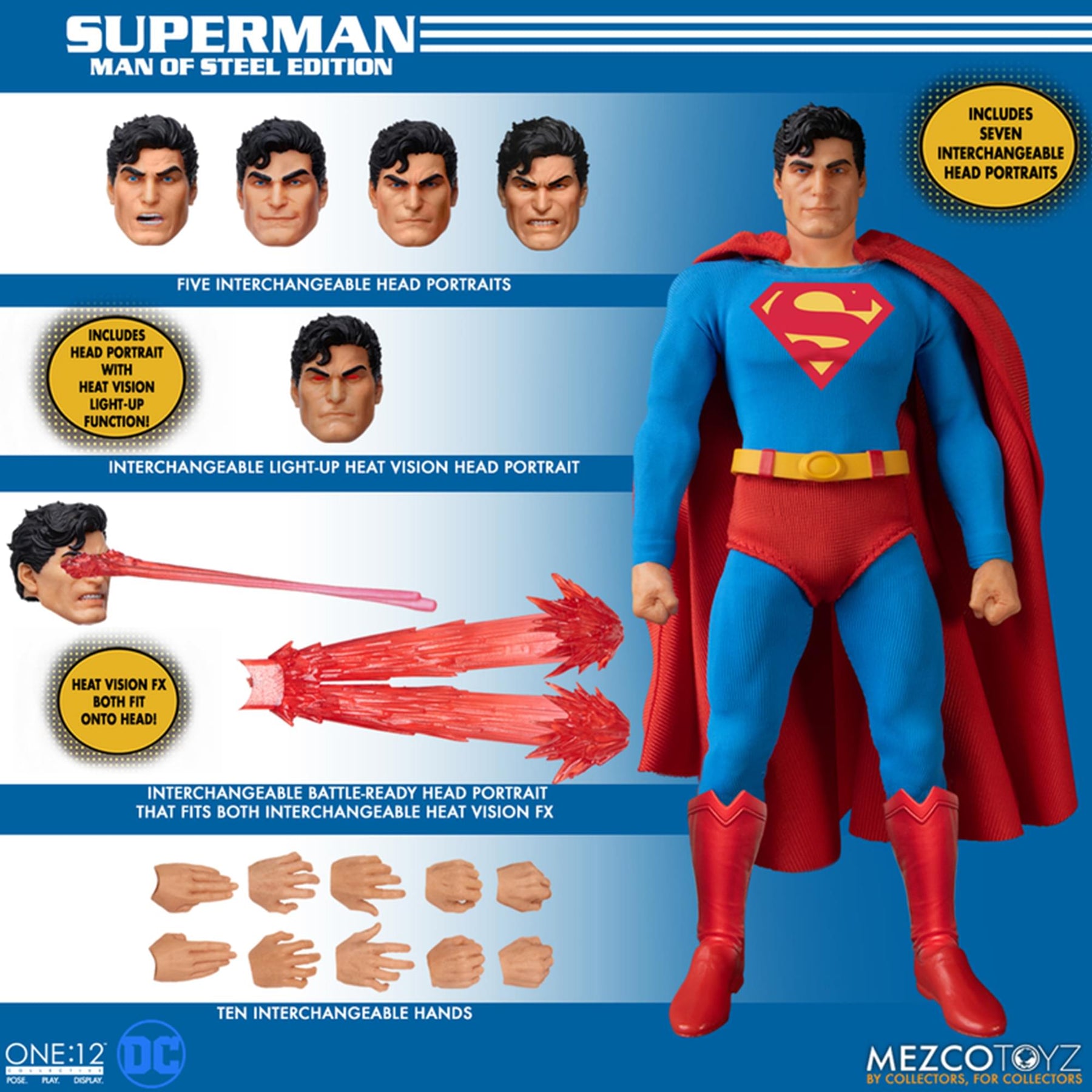 DC One:12 Collective Action Figure | Superman: Man of Steel Edition