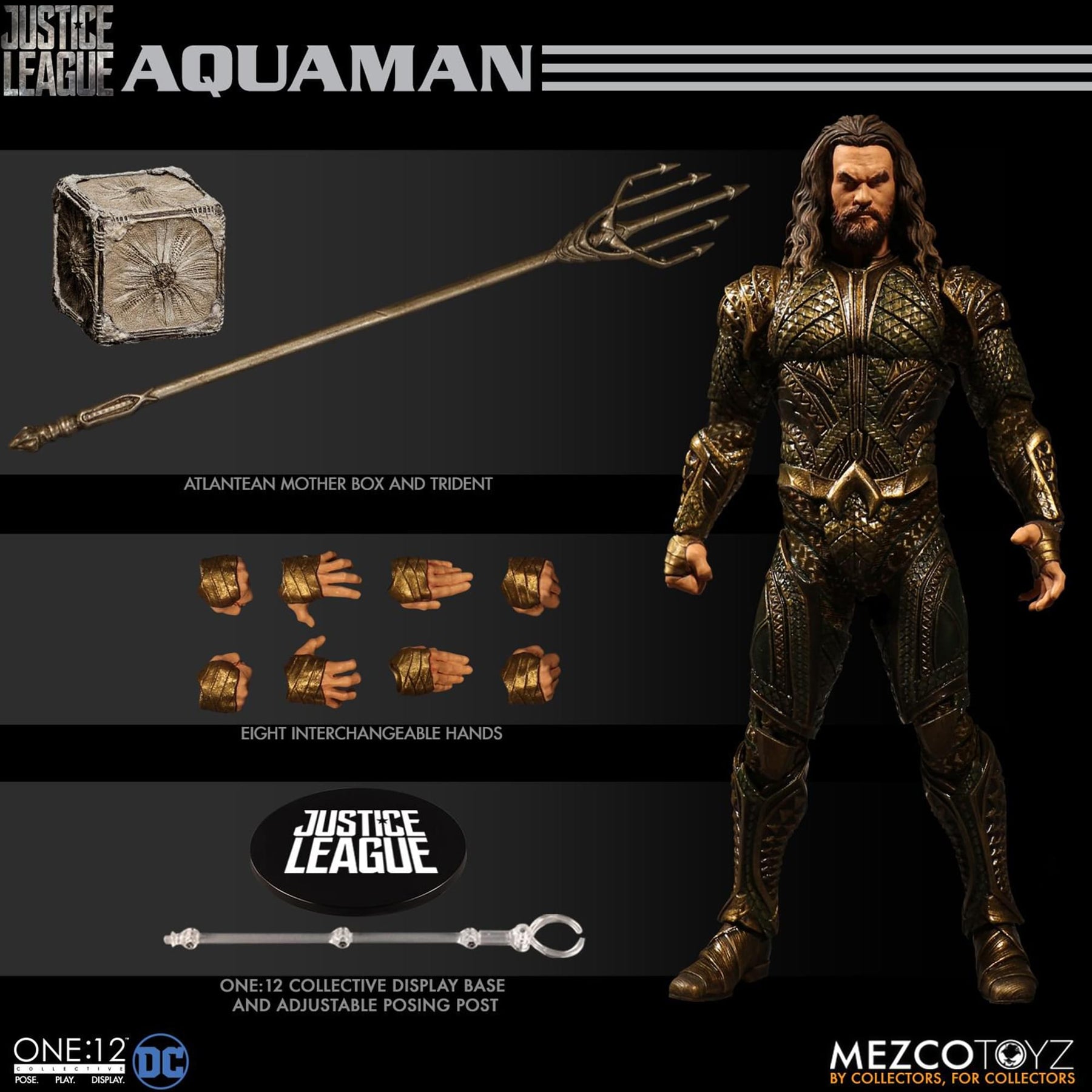 DC Comics One:12 Collective 6-Inch Action Figure - Justice League Aquaman