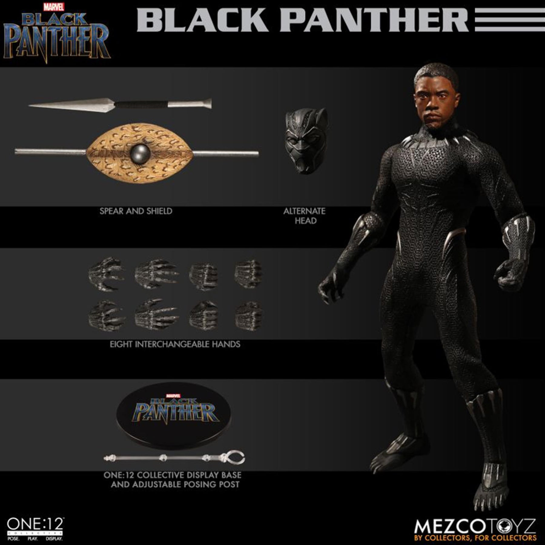 Marvel One 12 Collective Black Panther Action Figure