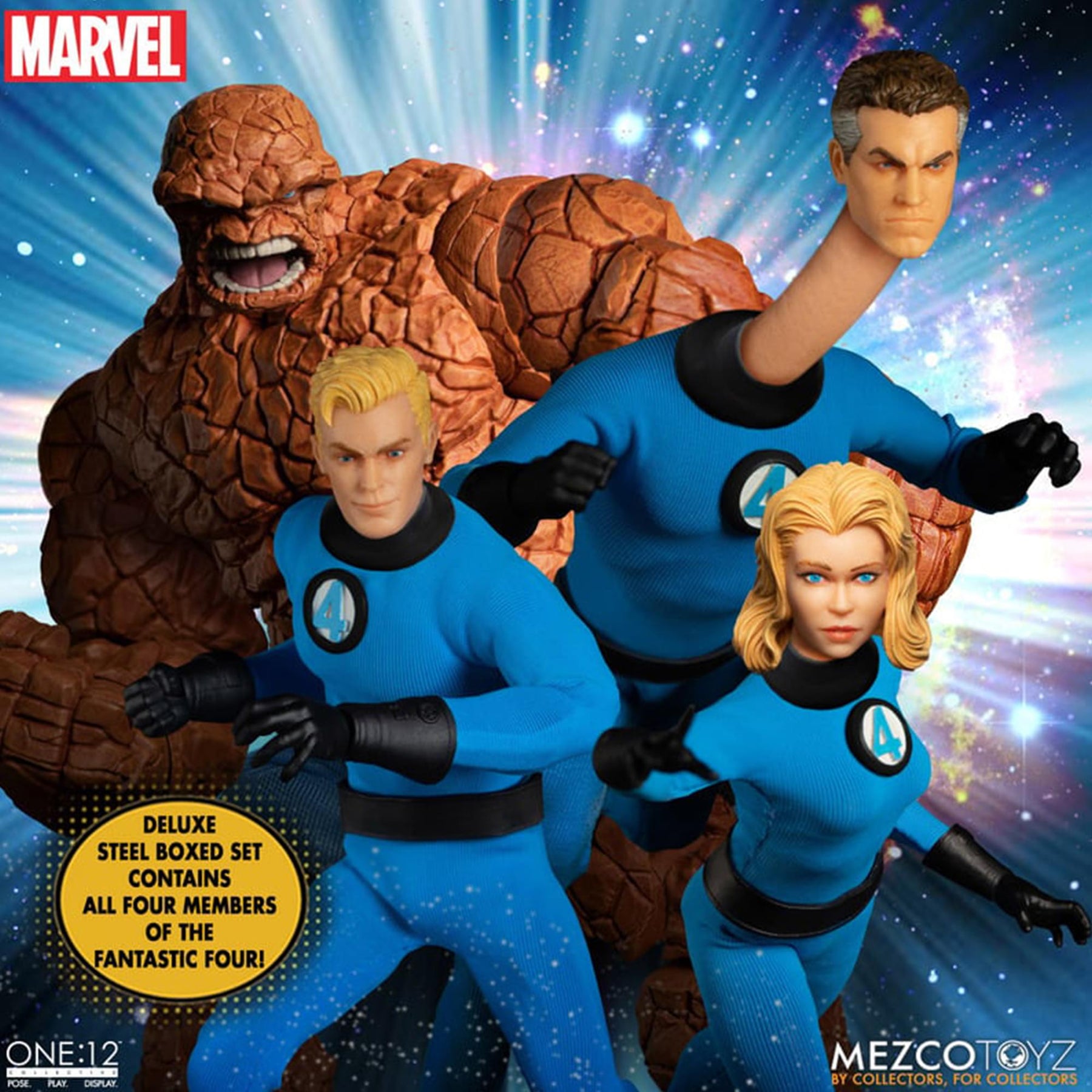 Marvel Fantastic Four Deluxe One:12 Collective Steel Boxed Set