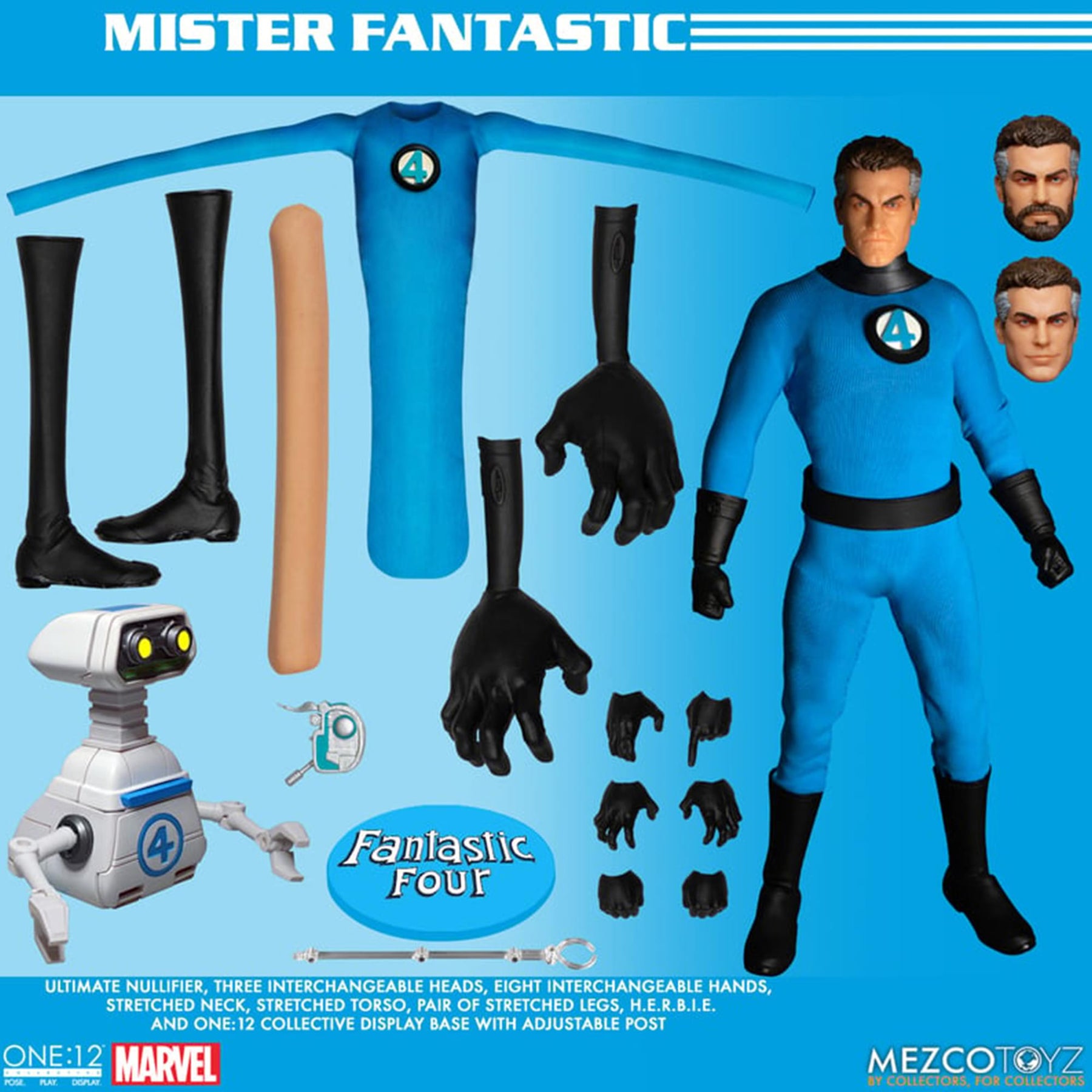 Marvel Fantastic Four Deluxe One:12 Collective Steel Boxed Set