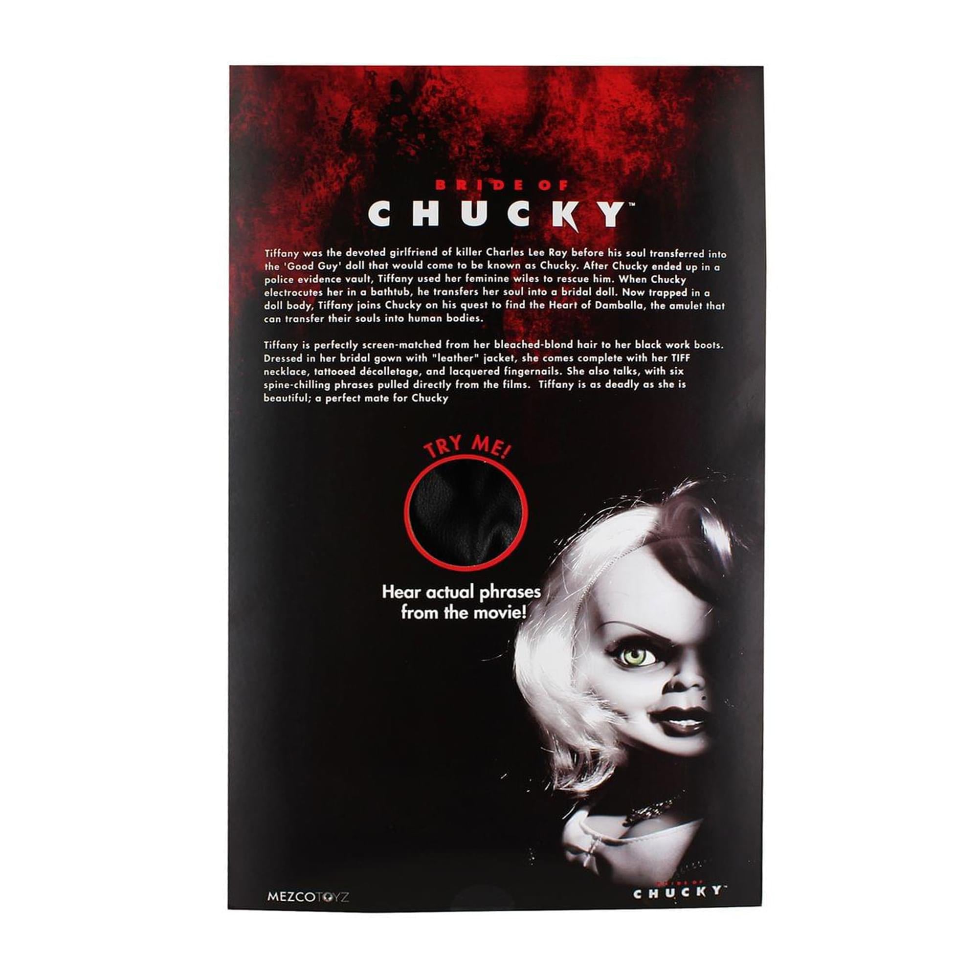 Child's Play Bride of Chucky Tiffany Talking 15" Mega-Scale Doll